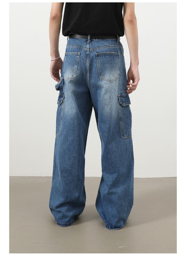 Japanese Brand American washed retro loose casual workwear jeans Size US 32 / EU 48 - 5 Thumbnail