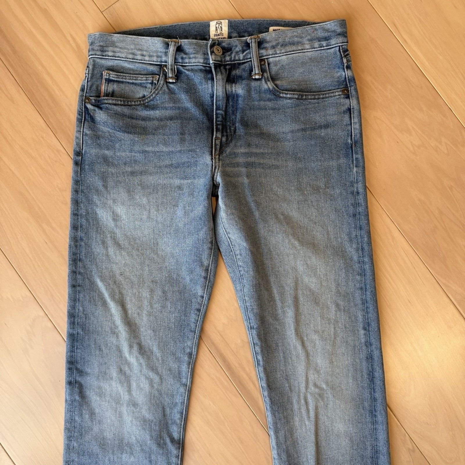 KATO Hiroshi Kato Selvedge Jeans 31 Blue Pen Slim Streeatwear Size US 31 - 3 Thumbnail