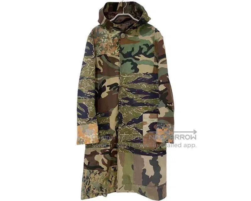 Yohji Yamamoto Camouflage Hooded Long Coat. Size US M / EU 48-50 / 2 - 1 Thumbnail