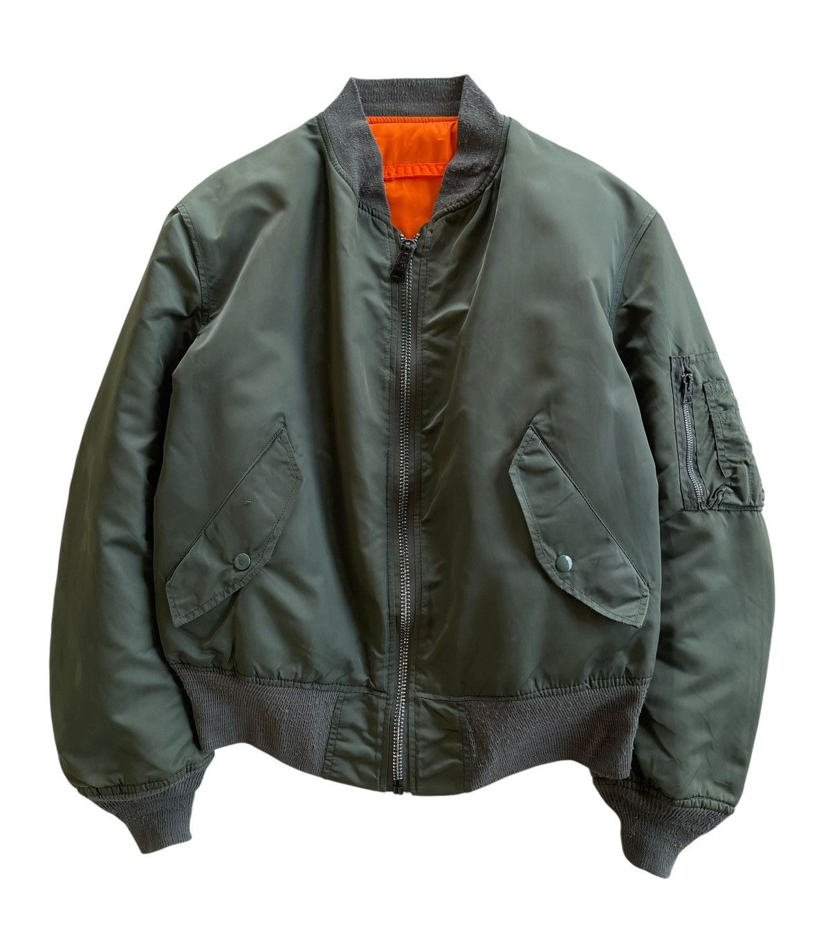 Alpha Industries × Nike MA-1 Anarchy Bomber Jacket | Grailed