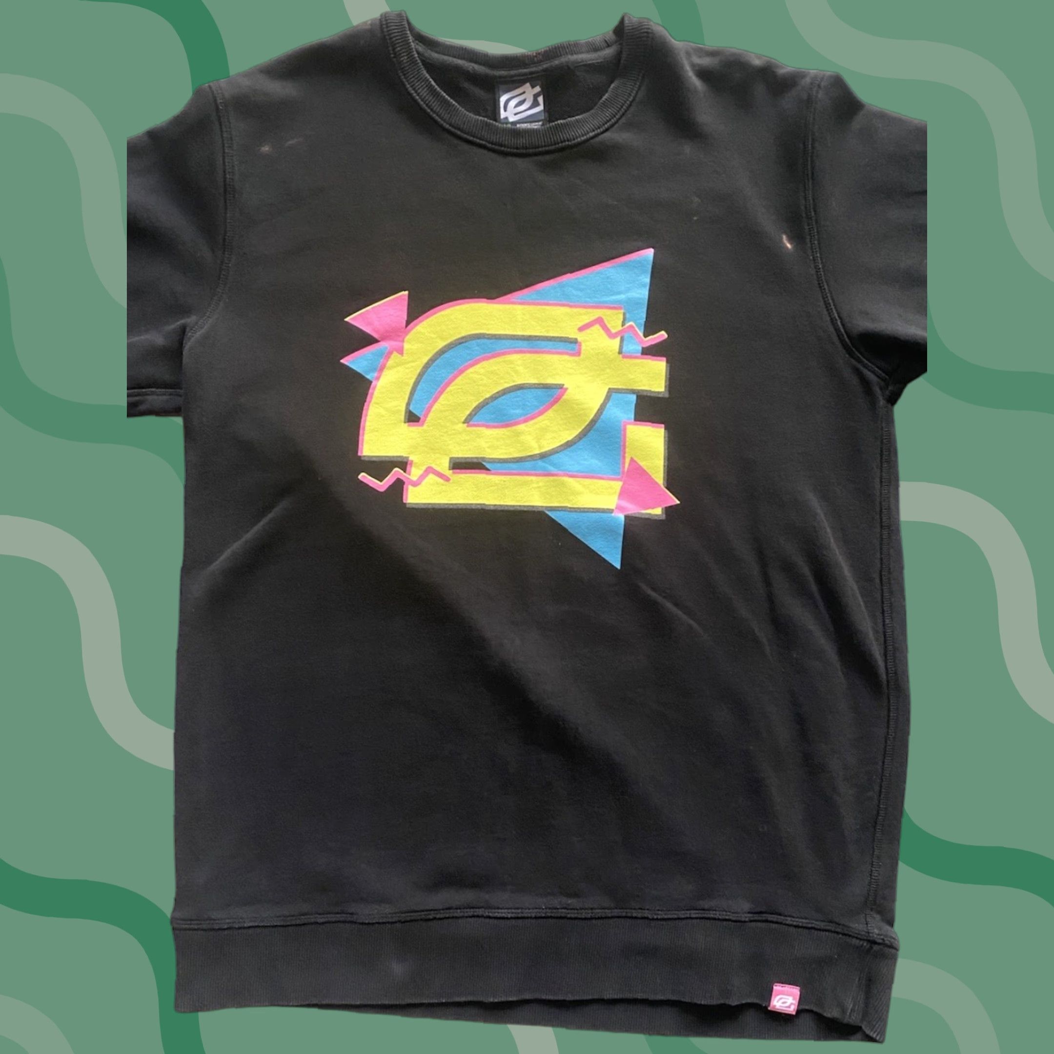Logo 7 Greenwall Sweatshirt Crewneck Logo Black Men’s XL Flaws Wear Optic Gaming Greenwall? Size US XL / EU 56 / 4 - 1 Thumbnail