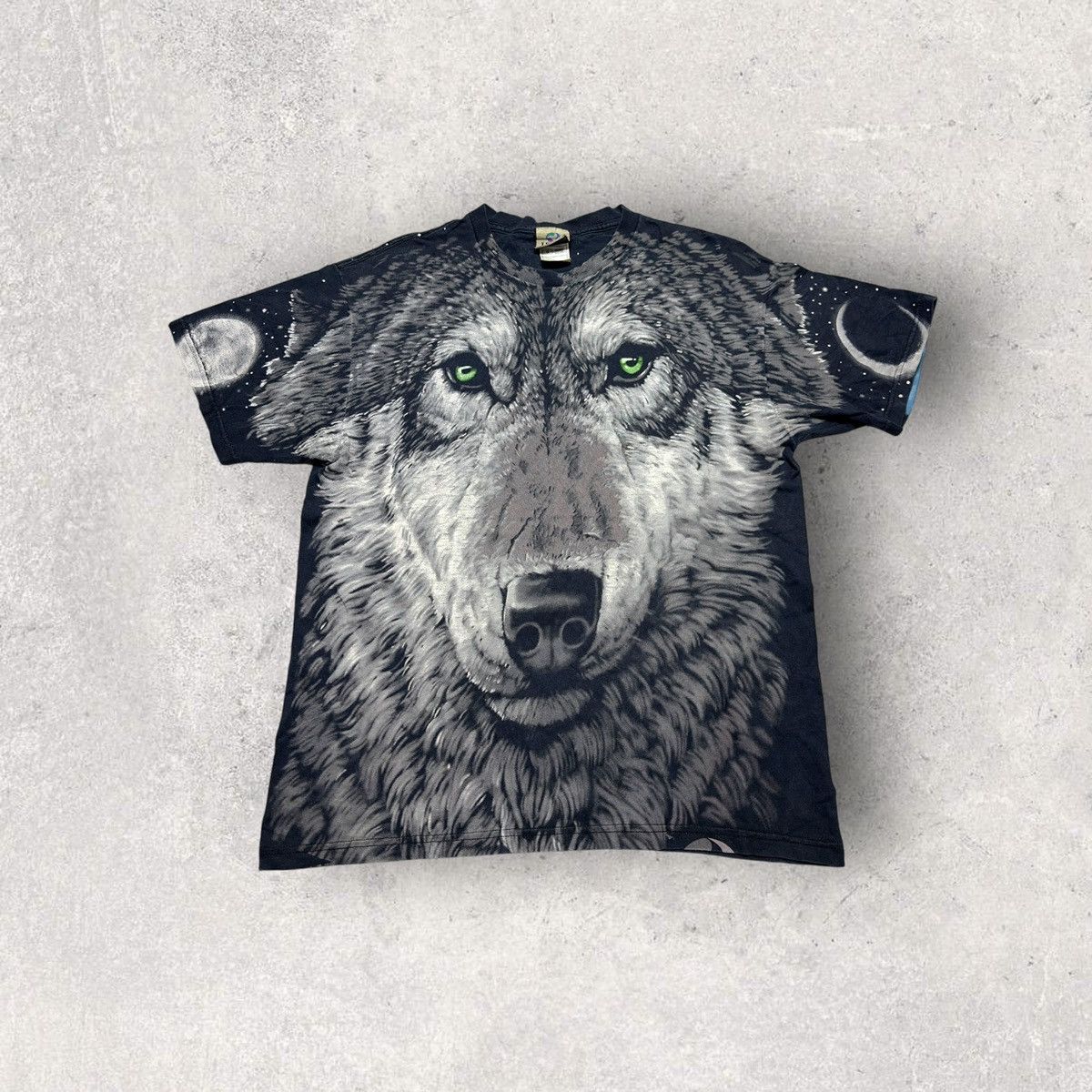 Liquid Blue × Vintage Vintage Wolf tee Size US L / EU 52-54 / 3 - 1 Thumbnail