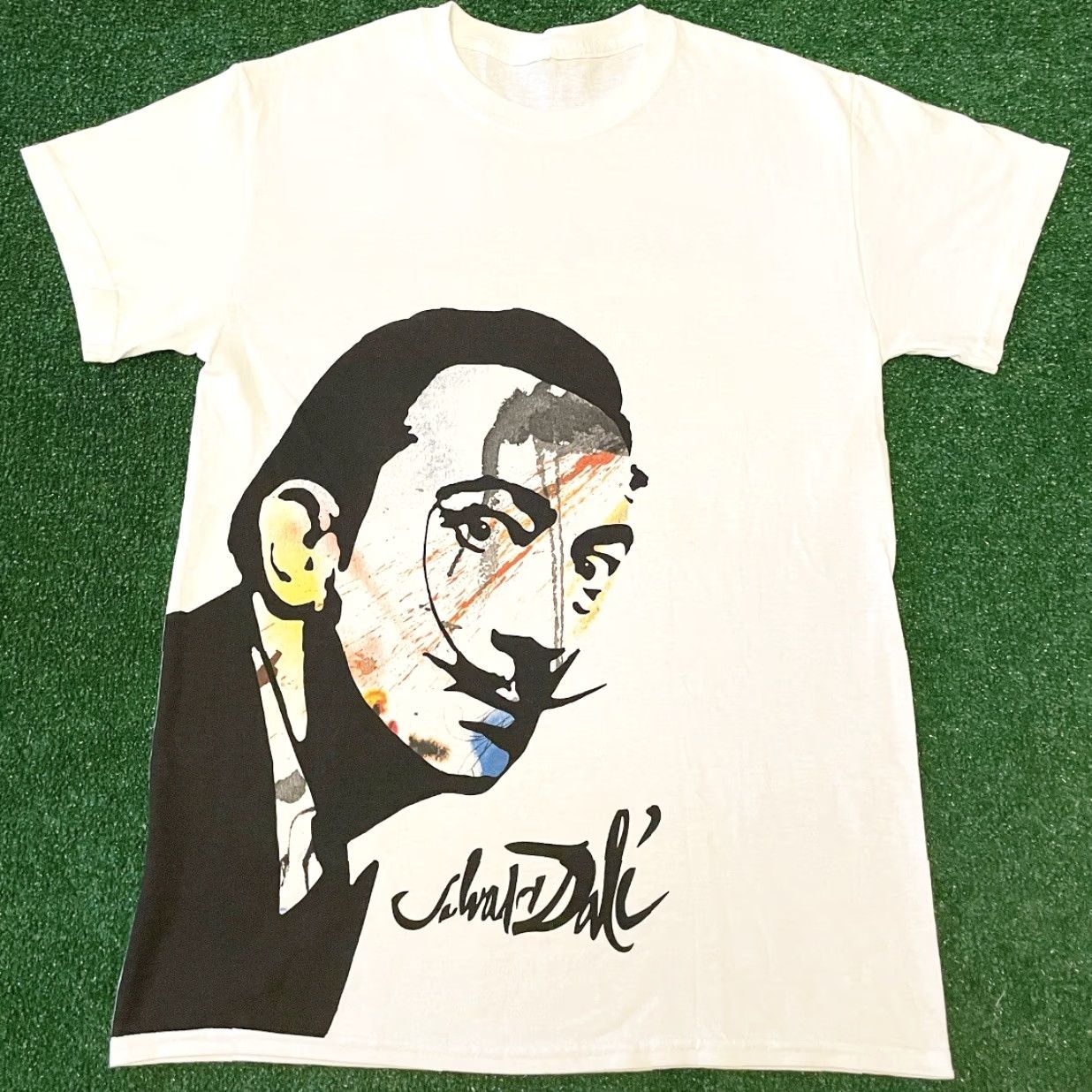 Vintage VINTAGE Salvador Ali Art Tee Portrait Art Gallery Shirt Mens M White 2000s Art Dali Mens Size US M / EU 48-50 / 2 - 4 Thumbnail