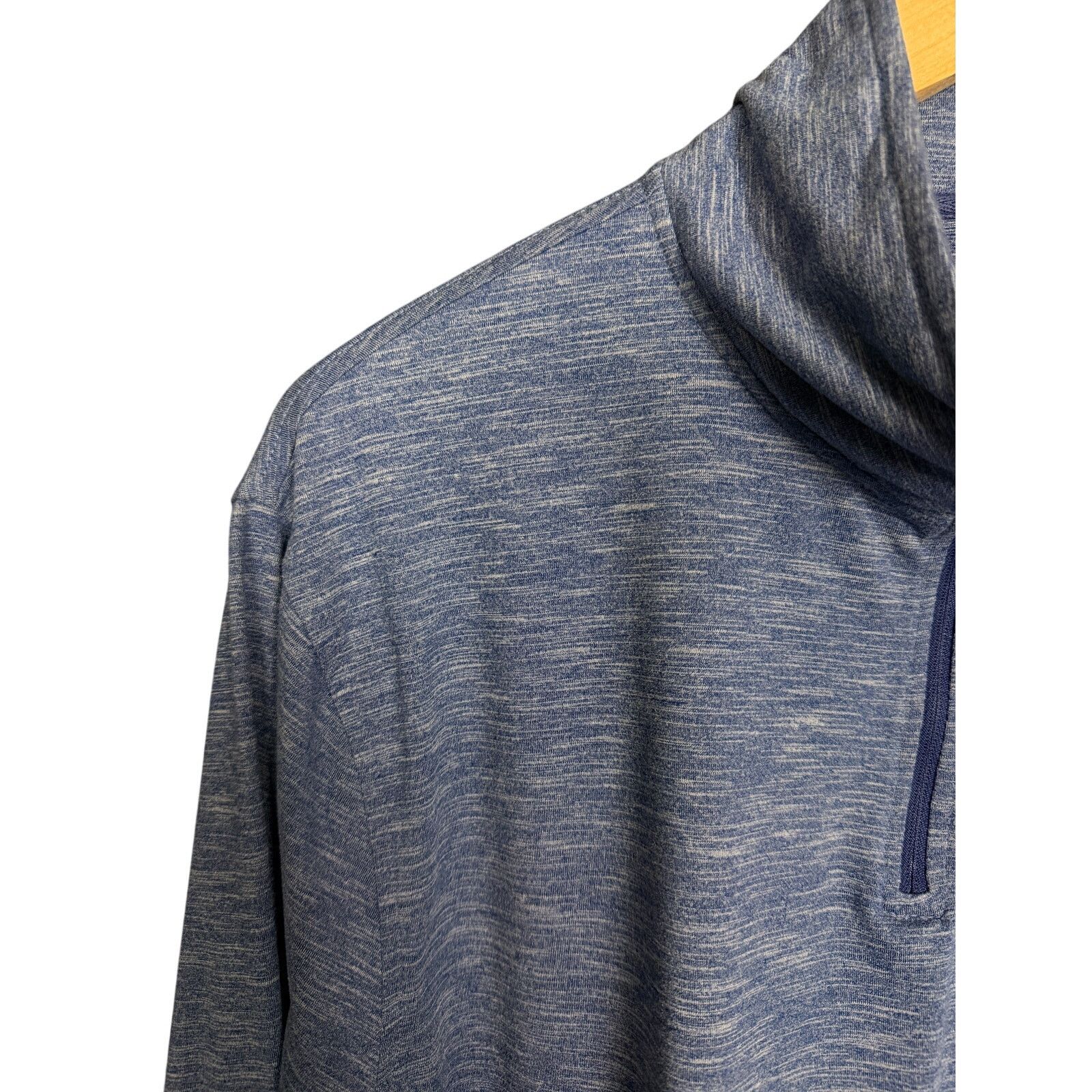 J.Crew J.Crew Performance Athletic Blue 1/4 Zip L/S Men's Shirt XL Size US XL / EU 56 / 4 - 4 Thumbnail