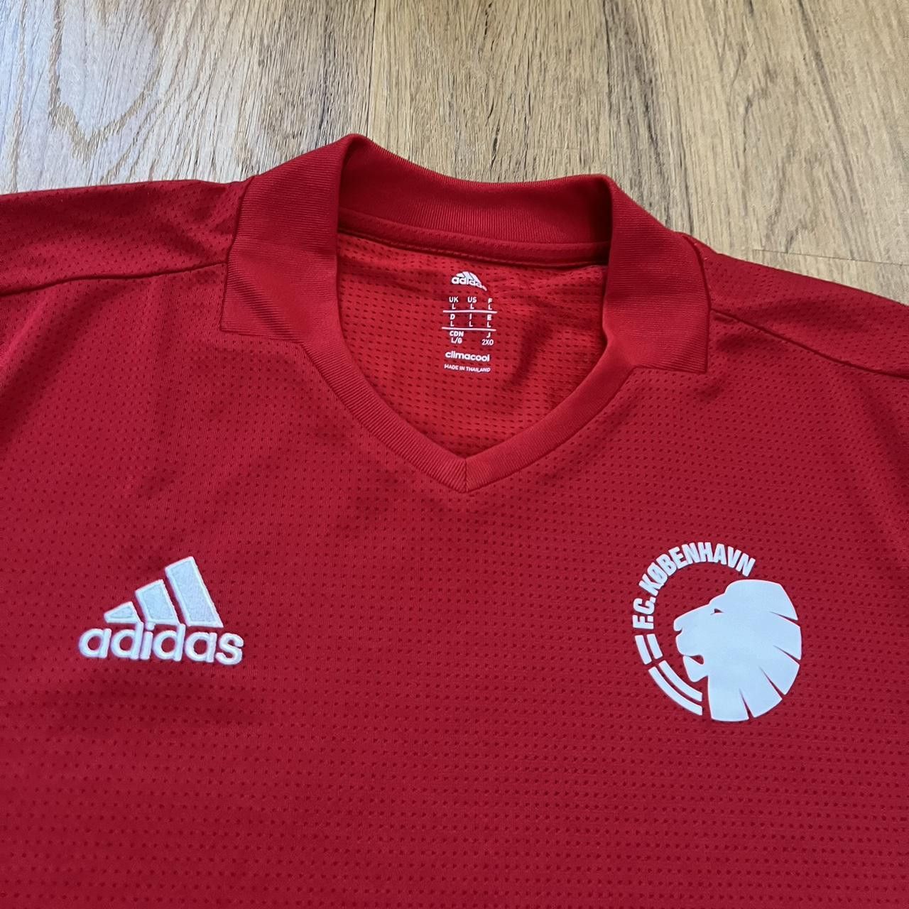 Adidas 2016-17 FC Cobenhavn Copenhagen Adidas red Size US L / EU 52-54 / 3 - 3 Thumbnail
