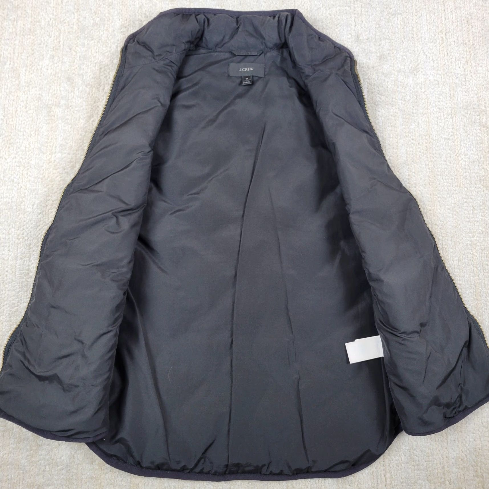 J.Crew J Crew Down Puffer Vest Women M Black Full Zip Quilted Packable Lightweight Vest Size M / US 6-8 / IT 42-44 - 3 Thumbnail