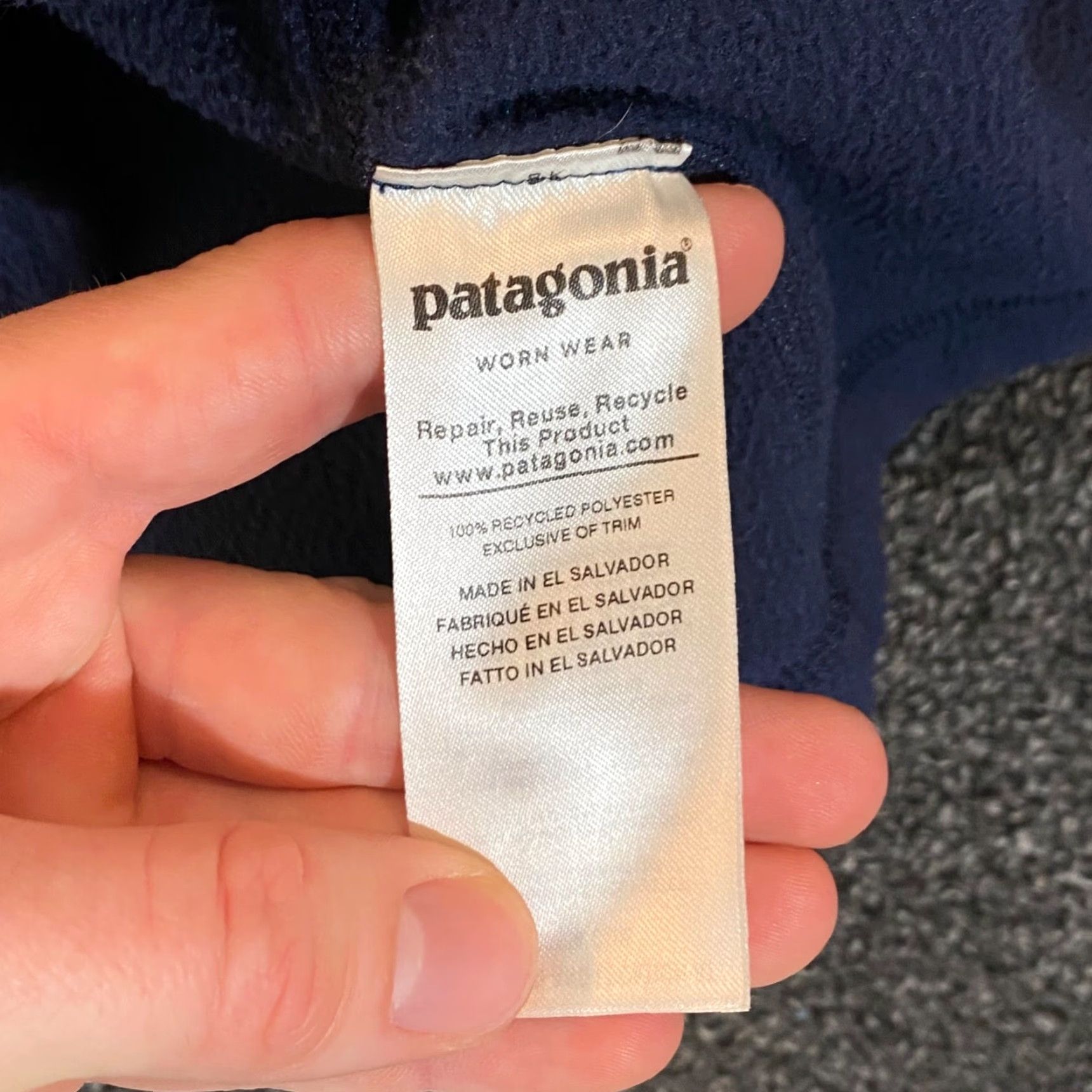 Patagonia Patagonia Sweater Womens Small Blue Fleece 1/4 Quarter Zip Pullover Hiking Trail Size S / US 4 / IT 40 - 5 Thumbnail