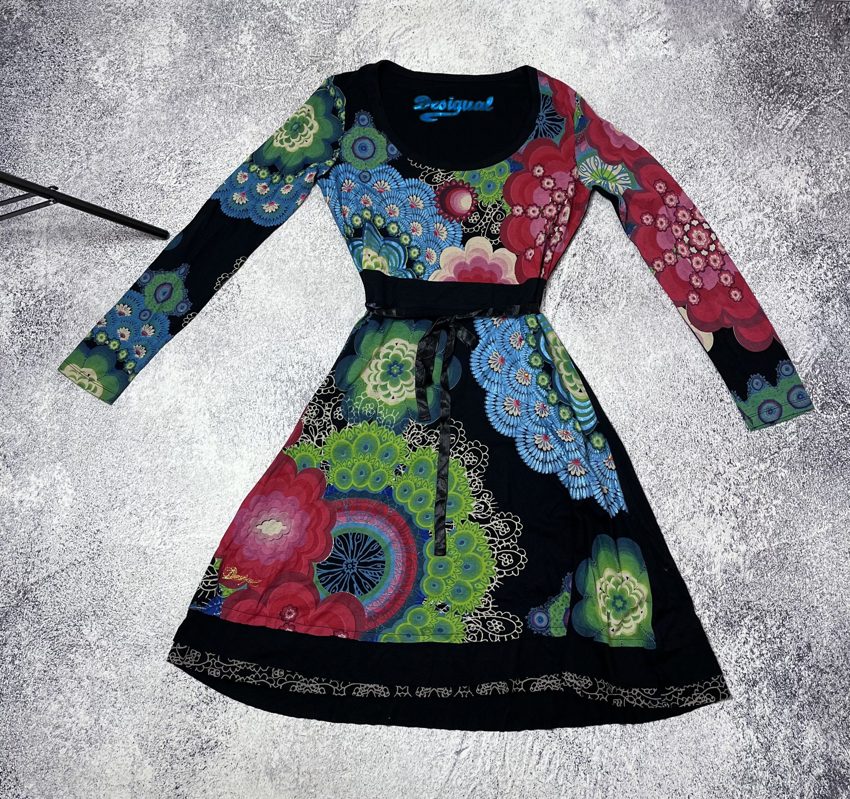Designer × Vintage Vintage women dress Designer 3D logo flowers size Xl Size XL / US 12-14 / IT 48-50 - 1 Thumbnail