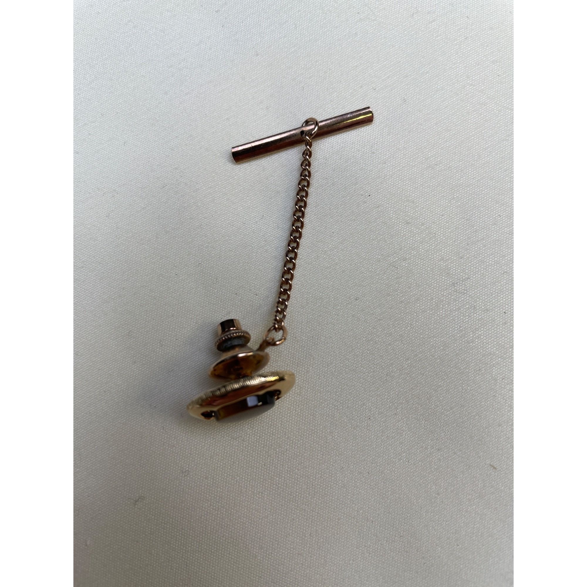 Other Vintage Swank Genuine Tiger Eye Tie Tack SKU 6339 Size ONE SIZE - 3 Thumbnail