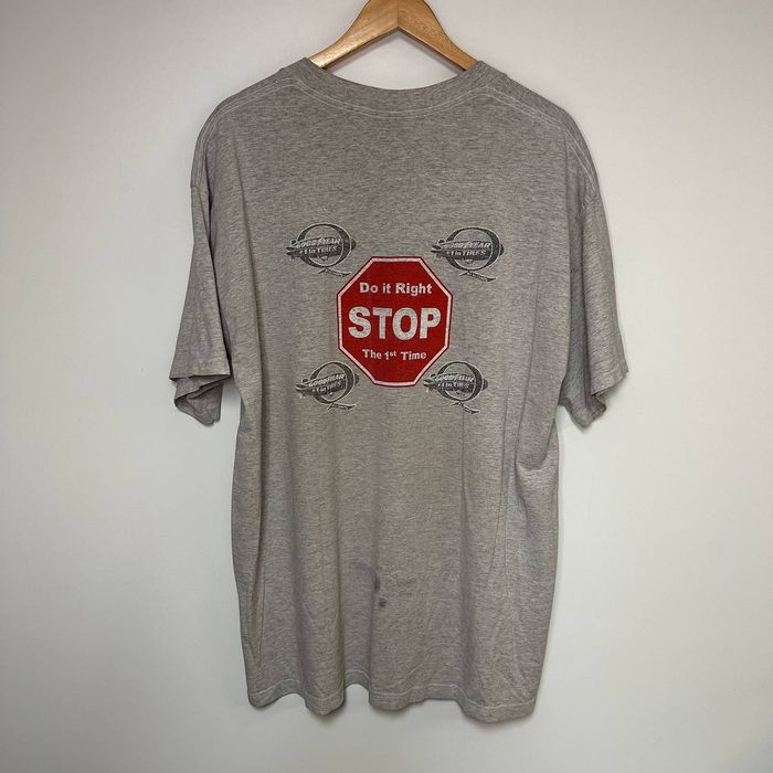 Vintage Vintage Goodyear Tires Shirt 90s Mechanic Car T-Shirt Gray ...