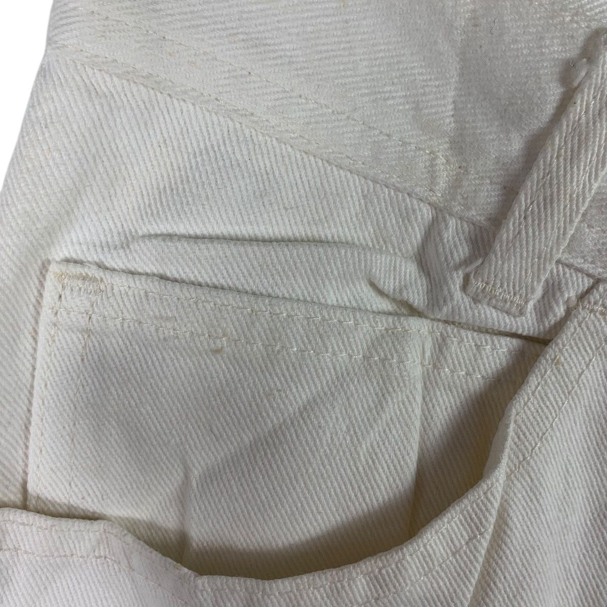 Stone Island × Vintage Vintage STONE ISLAND patches white jeans Size 27" / US 4 / IT 40 - 7 Thumbnail