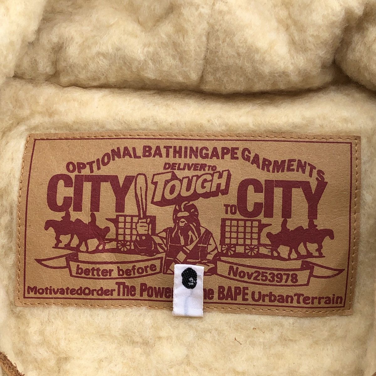 Bape RARE OG A Bathing Ape Lace Up Pullover Sherpa Lined Hoodie Size US S / EU 44-46 / 1 - 10 Thumbnail