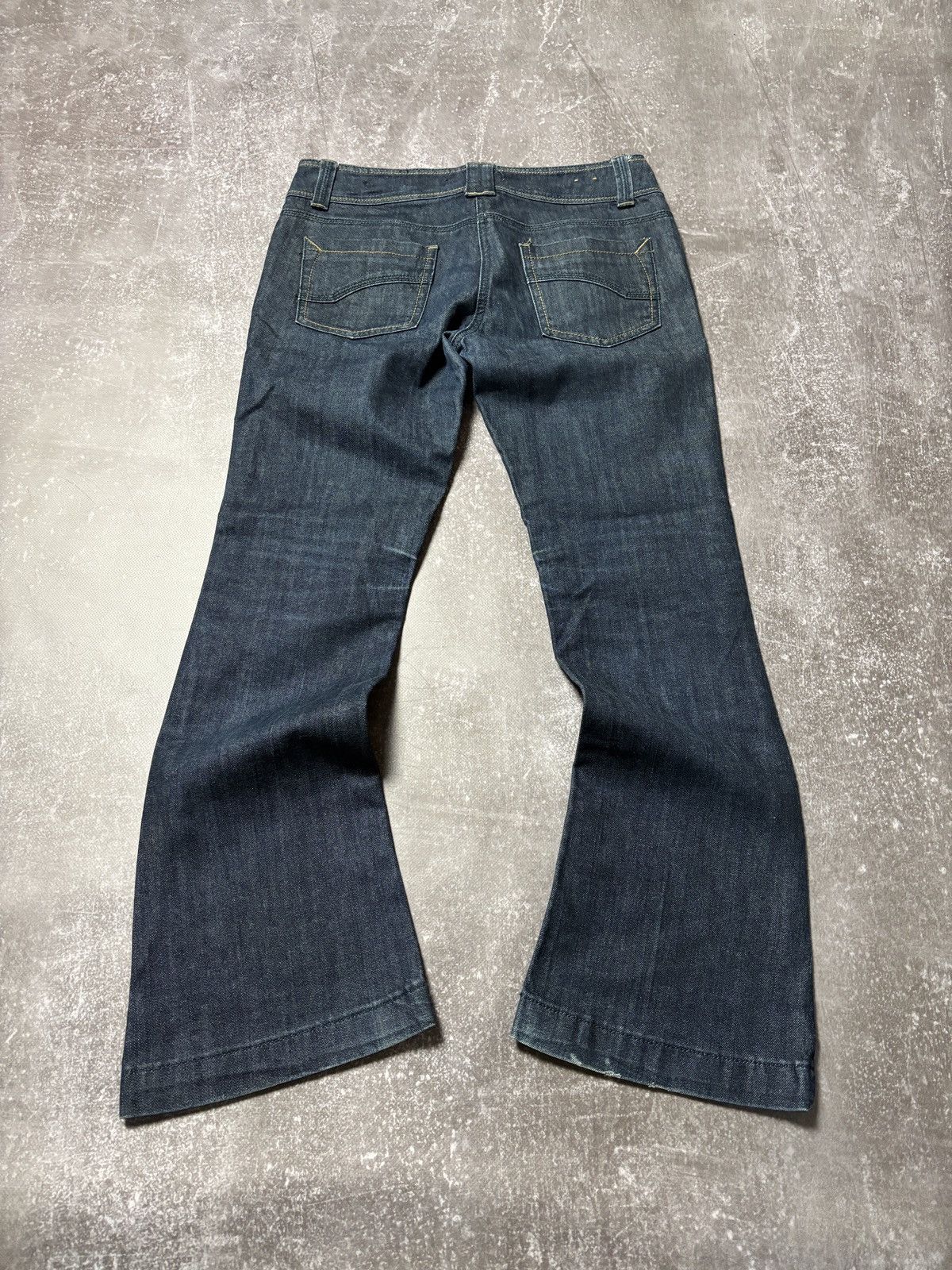 Pre-owned Hysteric Glamour X If Six Was Nine Flared Vintage Y2k Jeans If Six Was Nine Style Hysteric In Blue