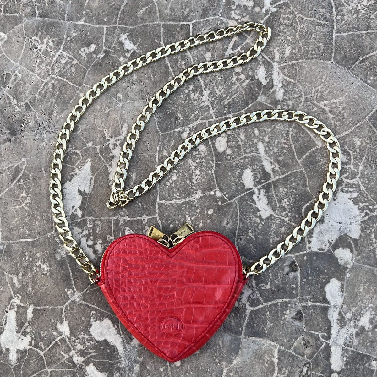 GU × Undercover Gu x Undercover Red Heart Gold Chain Bag Size ONE SIZE - 2 Thumbnail