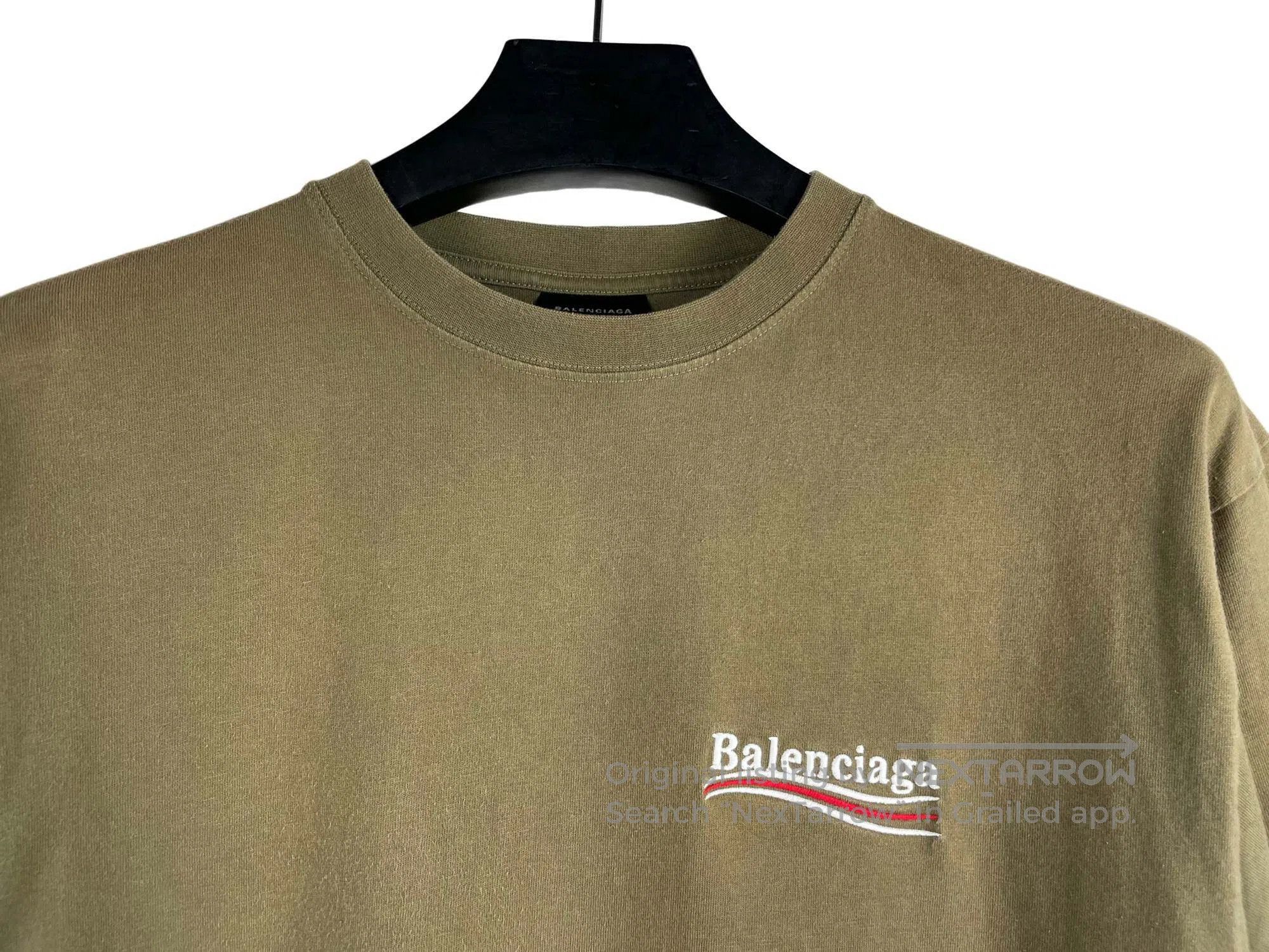 Balenciaga Balenciaga Embroidered Wave Logo Short Sleeve Size US XS / EU 42 / 0 - 3 Thumbnail