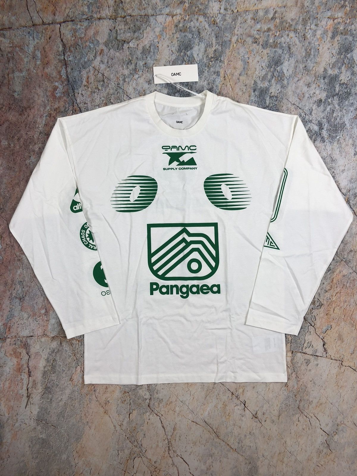 Oamc Whiff Sweatshirt With Graphic Print | Grailed