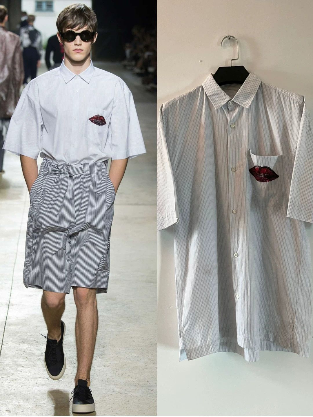 Dries Van Noten S/S 21 Len Lye Grid Print Shirt | Grailed