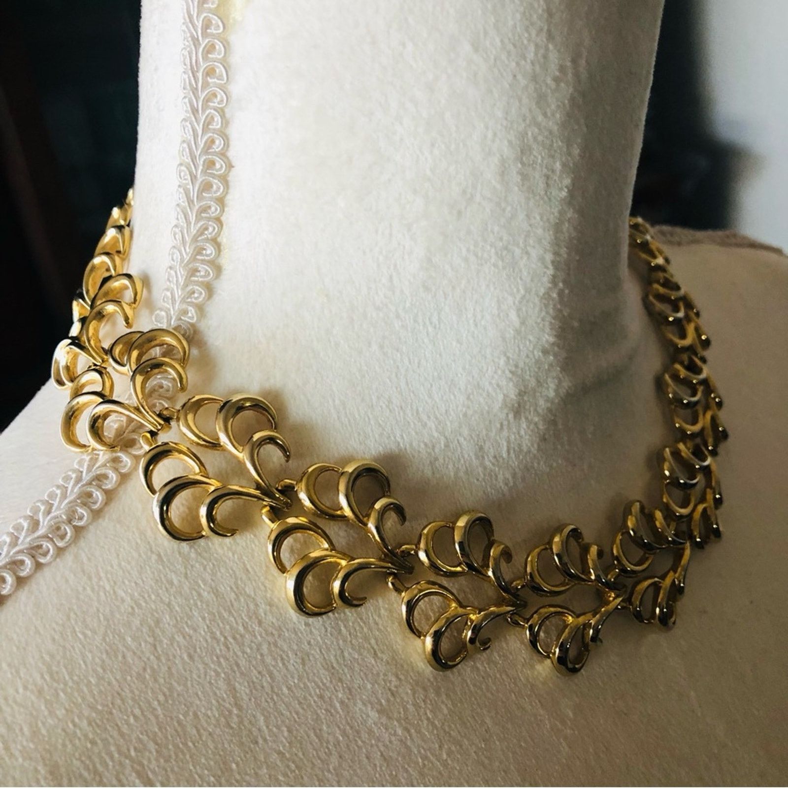 Vintage Vintage filigree link discs choker necklace Size ONE SIZE - 3 Thumbnail