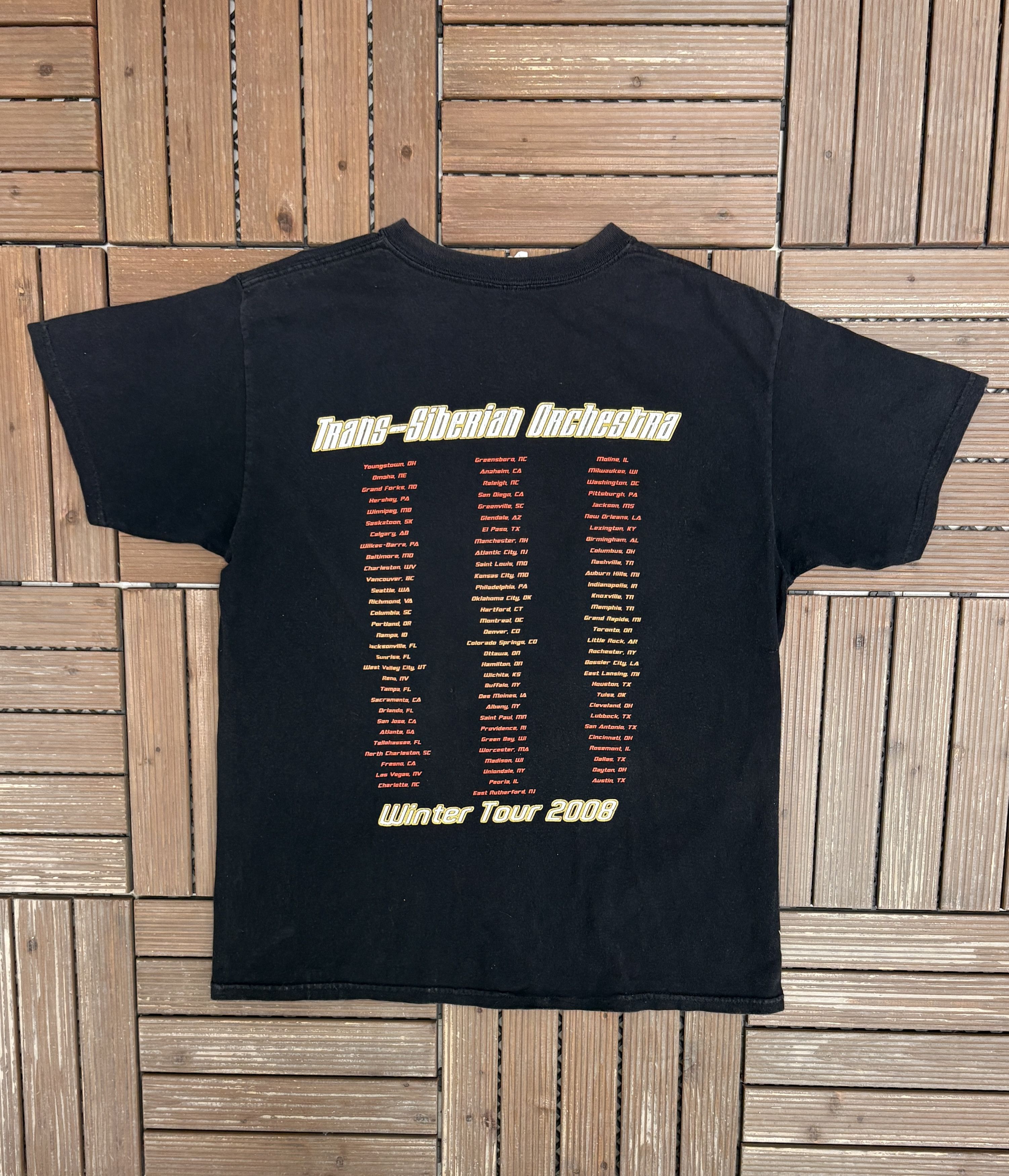 Vintage Trans-Siberian Orchestra Winter Tour 2008 Vintage Tee Size US L / EU 52-54 / 3 - 4 Thumbnail