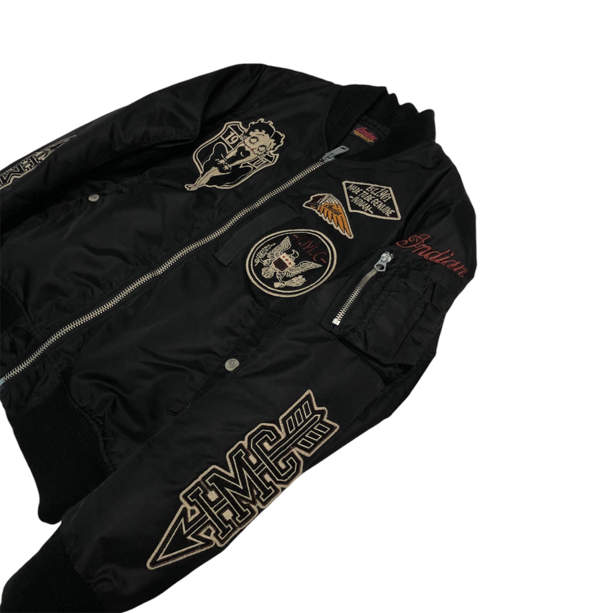 Cartoon Network × Indian Motorcycle × Japanese Brand Indian motocycle x betty boop bombers jacket Size US S / EU 44-46 / 1 - 4 Thumbnail