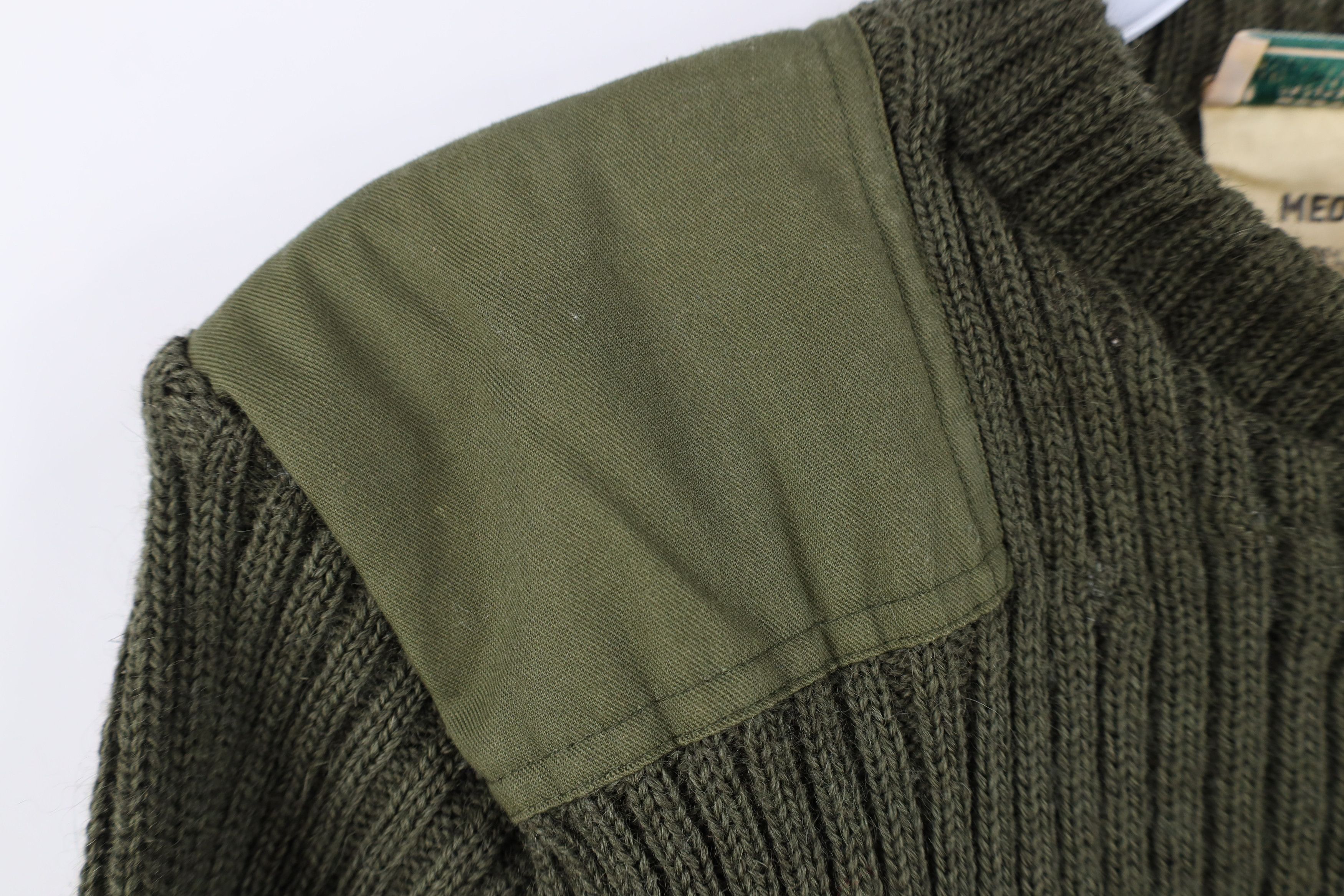 L.L. Bean × Vintage Vintage 70s LL Bean Wool Commando Military Sweater Green Size US M / EU 48-50 / 2 - 8 Thumbnail