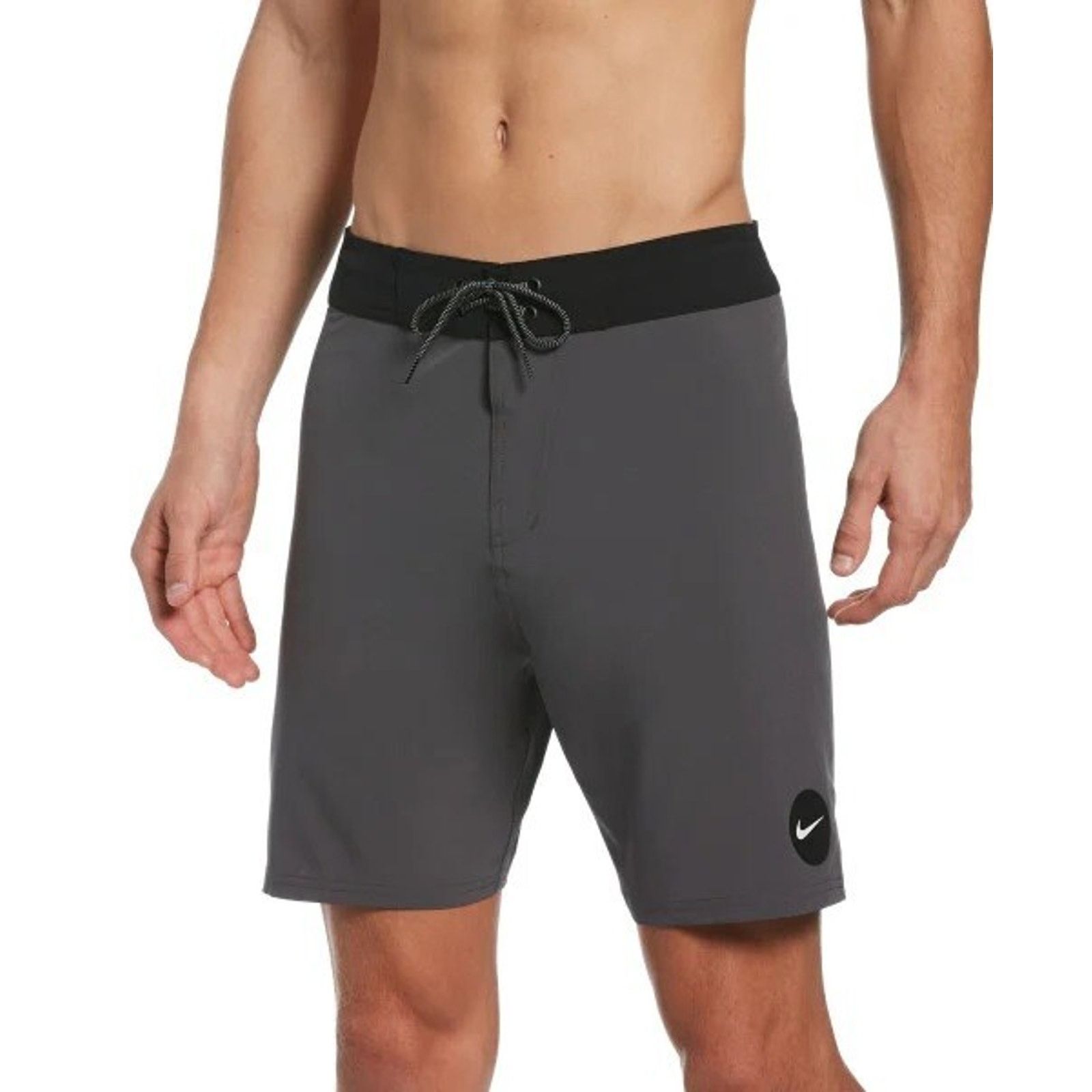 Nike NWT NIKE Swim Men's Essential Vital 7" Volley Shorts Gray Size US 30 / EU 46 - 1 Thumbnail