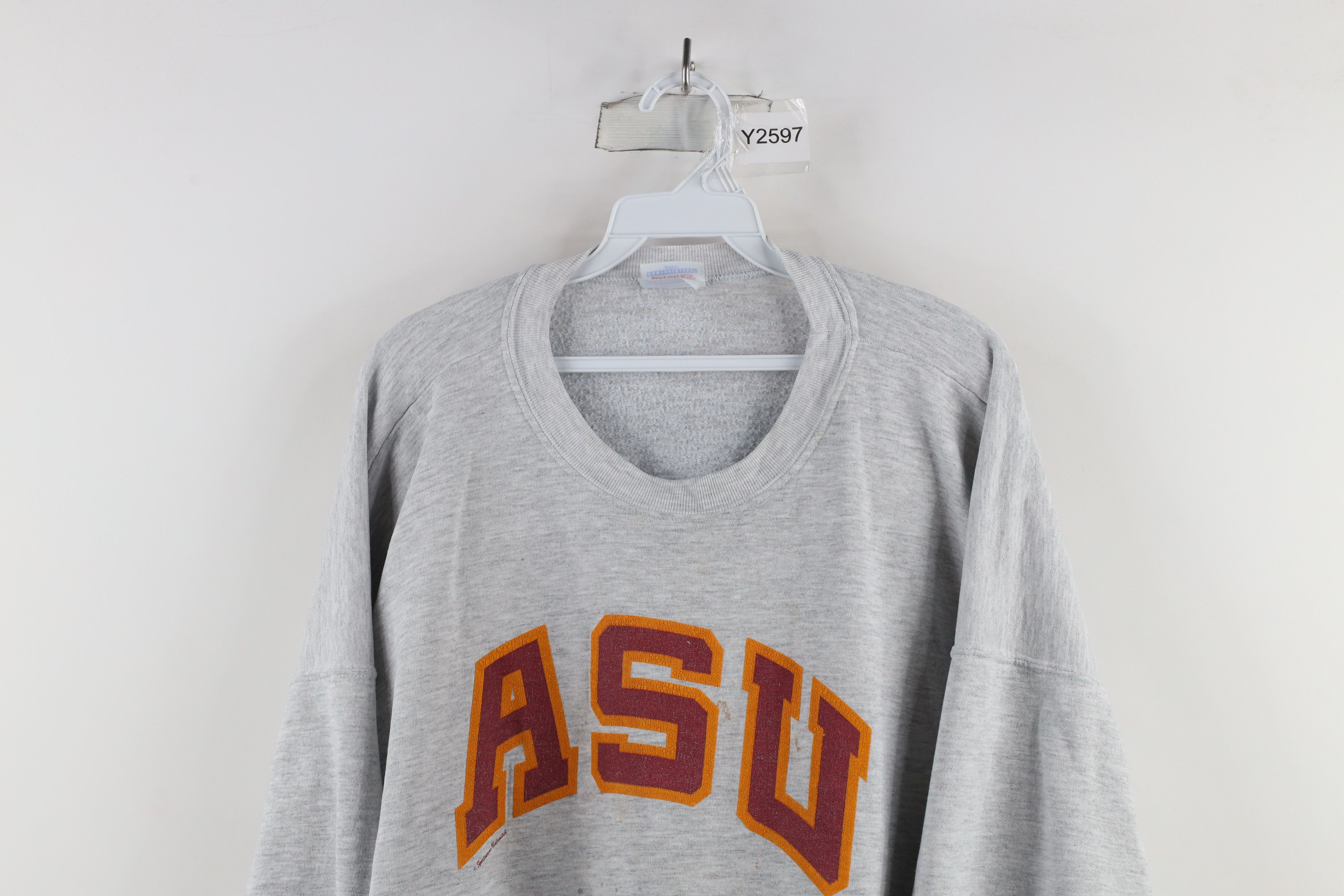 Vintage Vintage 90s Arizona State University Crewneck Sweatshirt Size US XXL / EU 58 / 5 - 2 Thumbnail