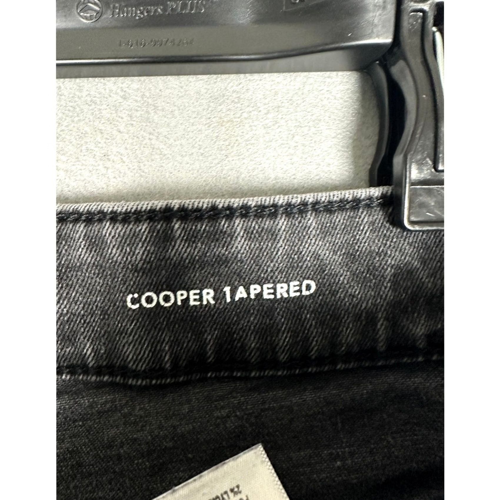 DL1961 DL1961 Cooper Tapered Mens Jeans 31X32 Charcoal Gray DL Performance Stretch Denim 5-Pocket Slim Fit Medium Rise Waist 31 Inseam 32 Inseam Size US 31 - 5 Thumbnail
