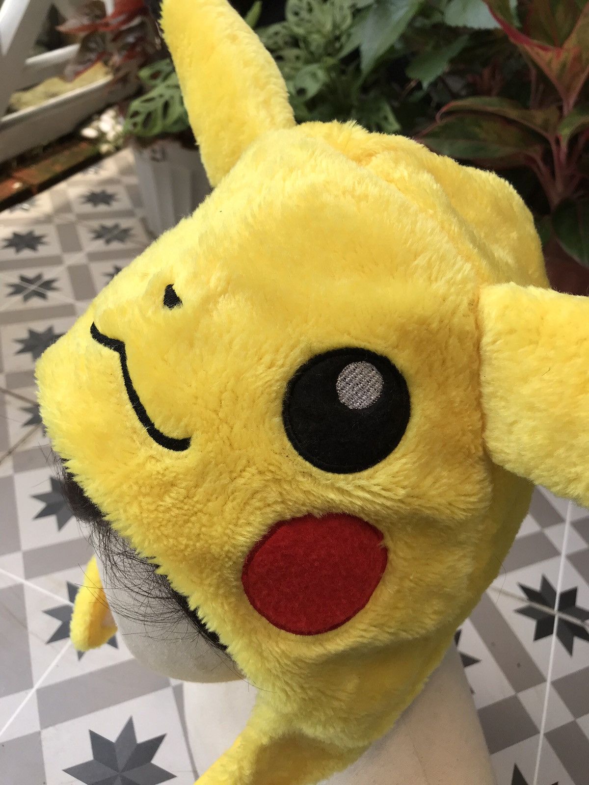 Pokemon × Vintage AUTHENTIC POKÉMON PIKACHU FLAPPY CAP HAT Size ONE SIZE - 6 Thumbnail
