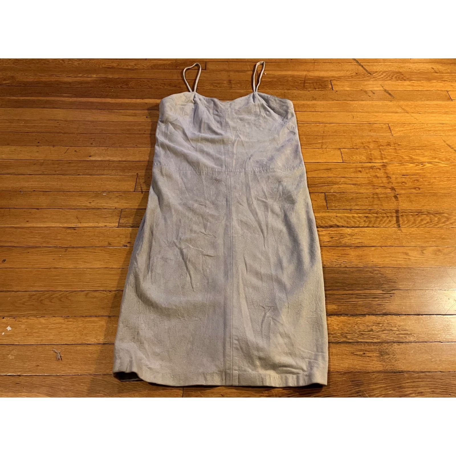 Vintage VINTAGE Michael Hoban For North Beach Leather Suede Dress Women's Medium Grey Size M / US 6-8 / IT 42-44 - 2 Thumbnail