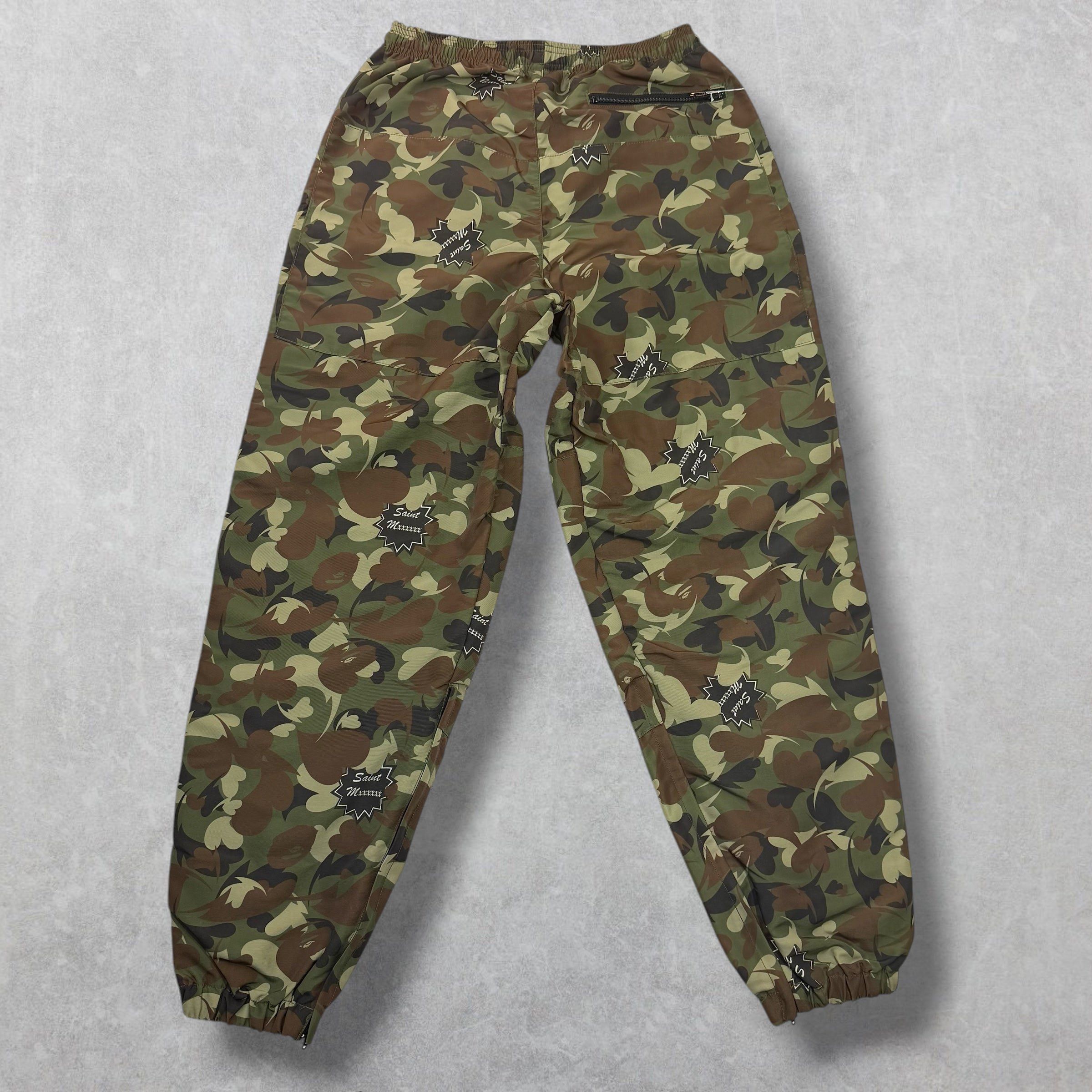 Bape Saint Michael x Bape Camo Track Pants M Size US 30 / EU 46 - 3 Thumbnail
