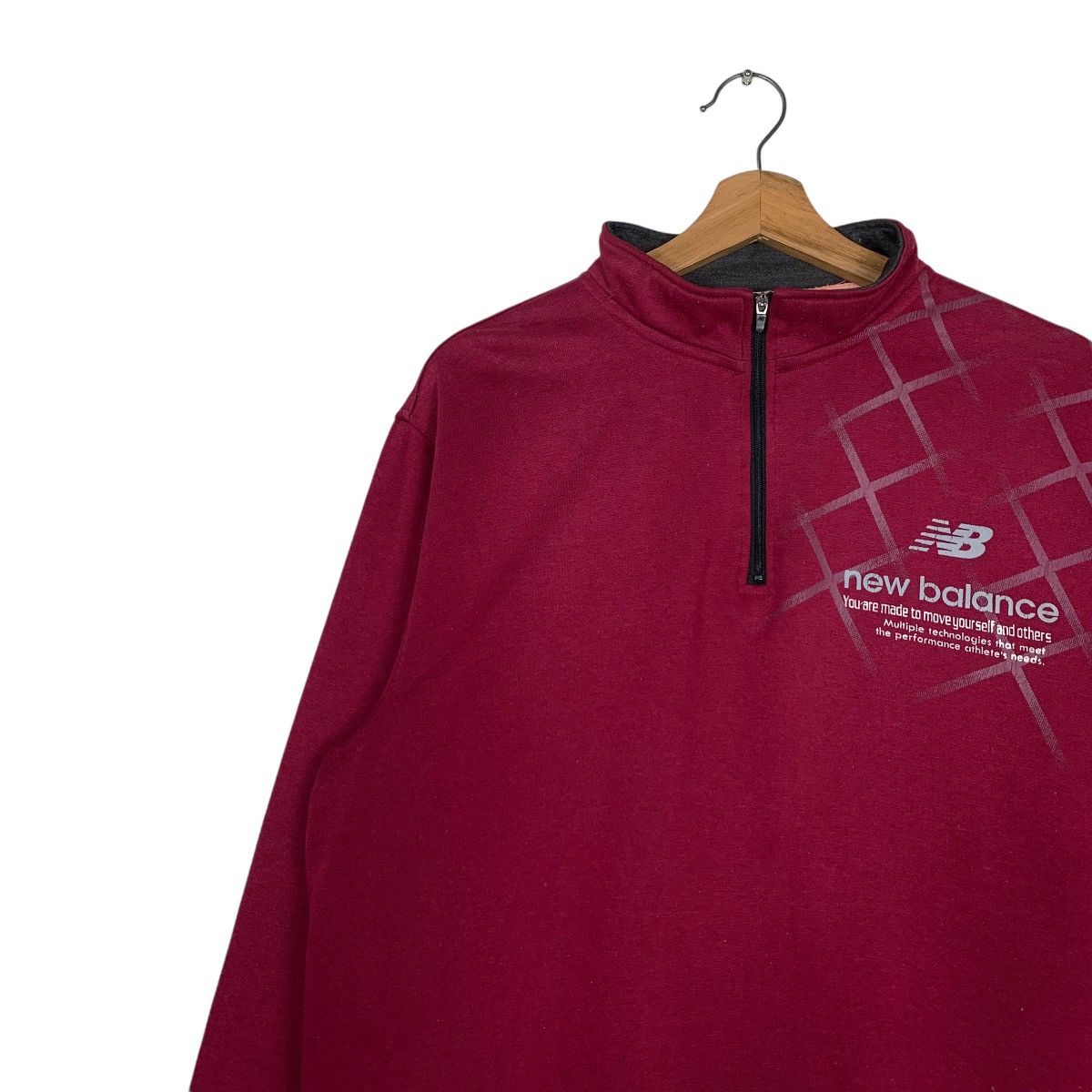 New Balance NEW BALANCE Half Zip Turtleneck Sweatshirt #1533-C69 Size US L / EU 52-54 / 3 - 6 Thumbnail