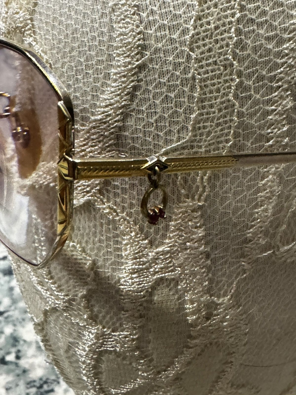 Designer GEORGE & RAY GOLD PLATED 53.15-135 SUNGLASSES Size ONE SIZE - 4 Thumbnail