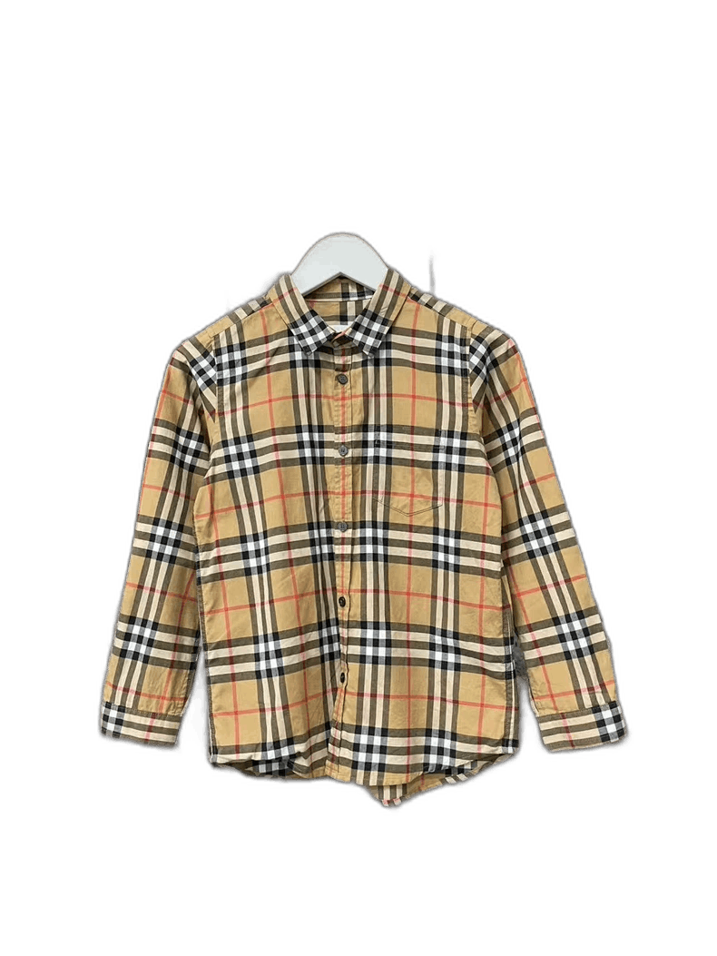 Burberry Burberry Long Sleeve Checked Shirt for Kids Size US S / EU 44-46 / 1 - 1 Thumbnail