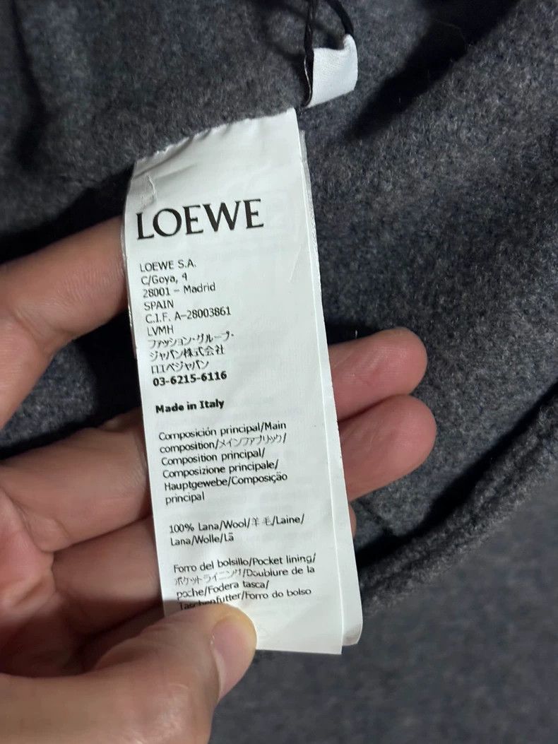 Loewe Loewe A full wool coat Size S / US 4 / IT 40 - 4 Thumbnail