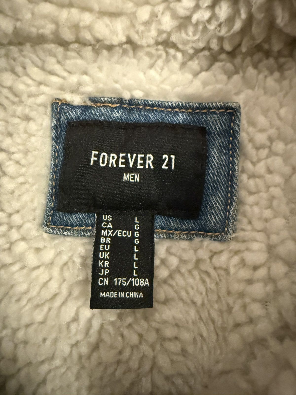 21 Men Forever 21 Men Denim Jacket Size US L / EU 52-54 / 3 - 3 Thumbnail