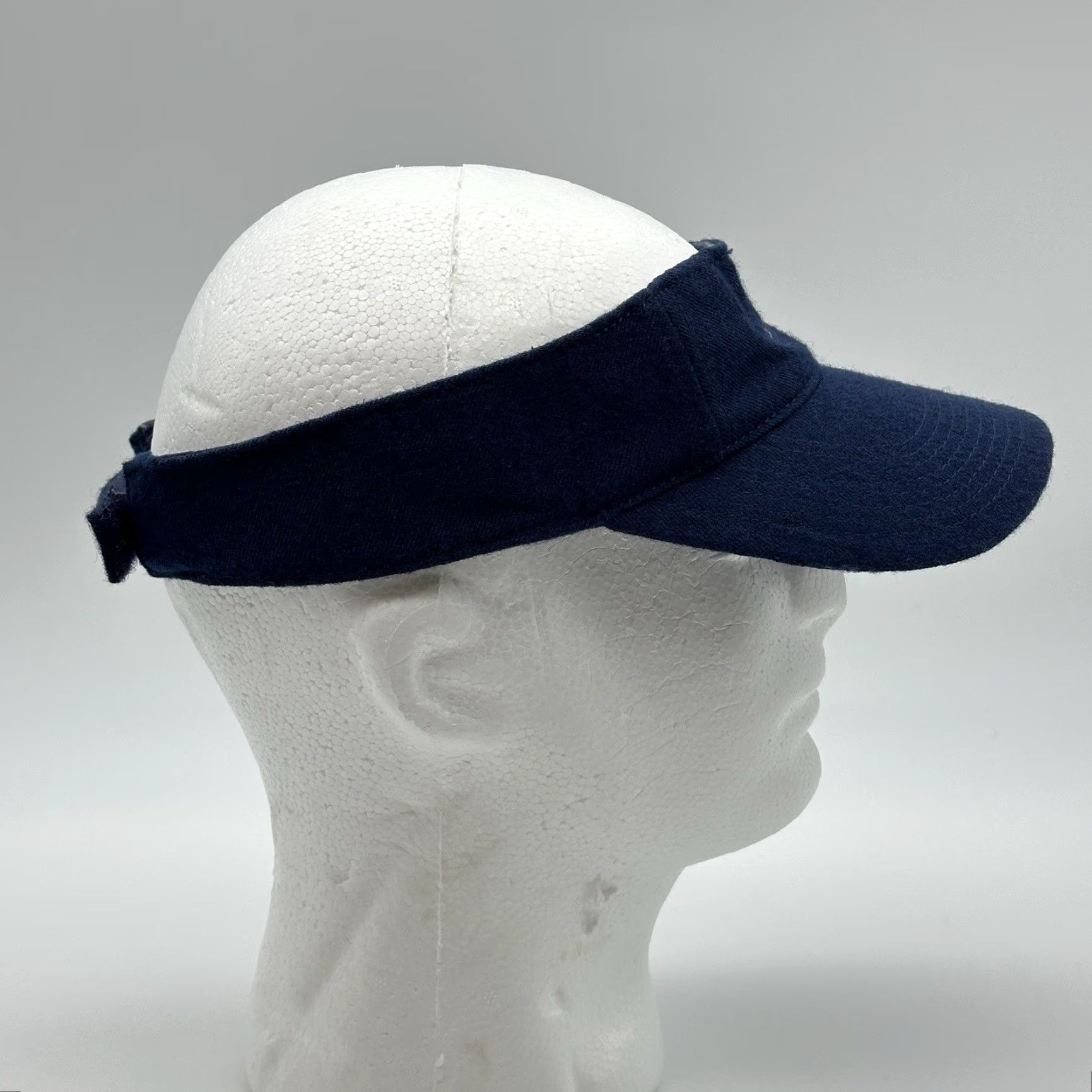 Nike VINTAGE Nike Team Hat Cap Strap Back Adjustable Visor Blue Wool Football Logo Mens One Size Blue Nike Hat 90s Retro Logo Size ONE SIZE - 7 Thumbnail
