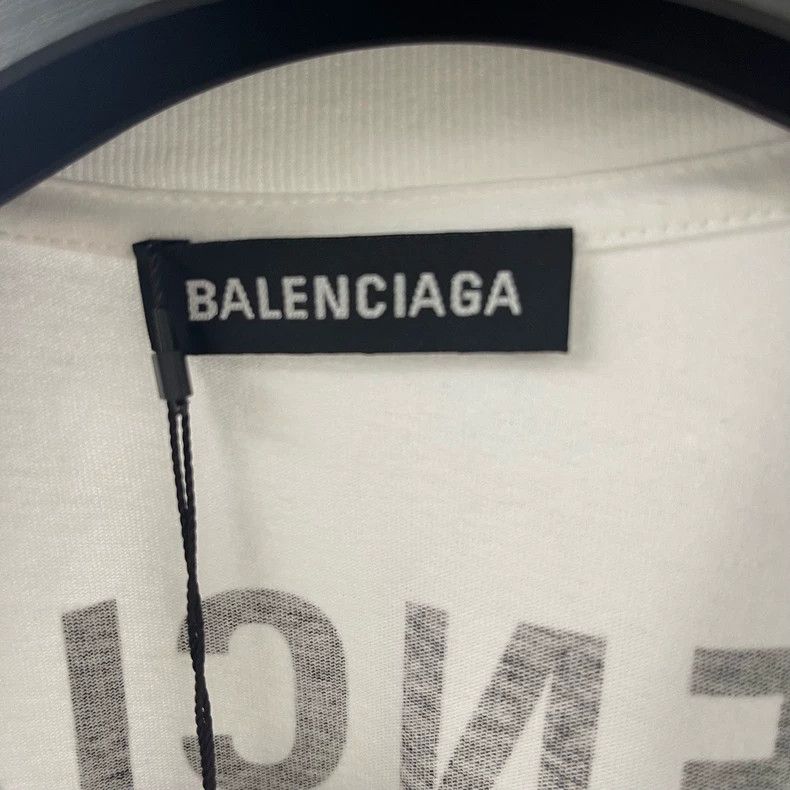 Balenciaga Balenciaga Back Logo Printed Short Sleeve, Size XS Size US XS / EU 42 / 0 - 3 Thumbnail