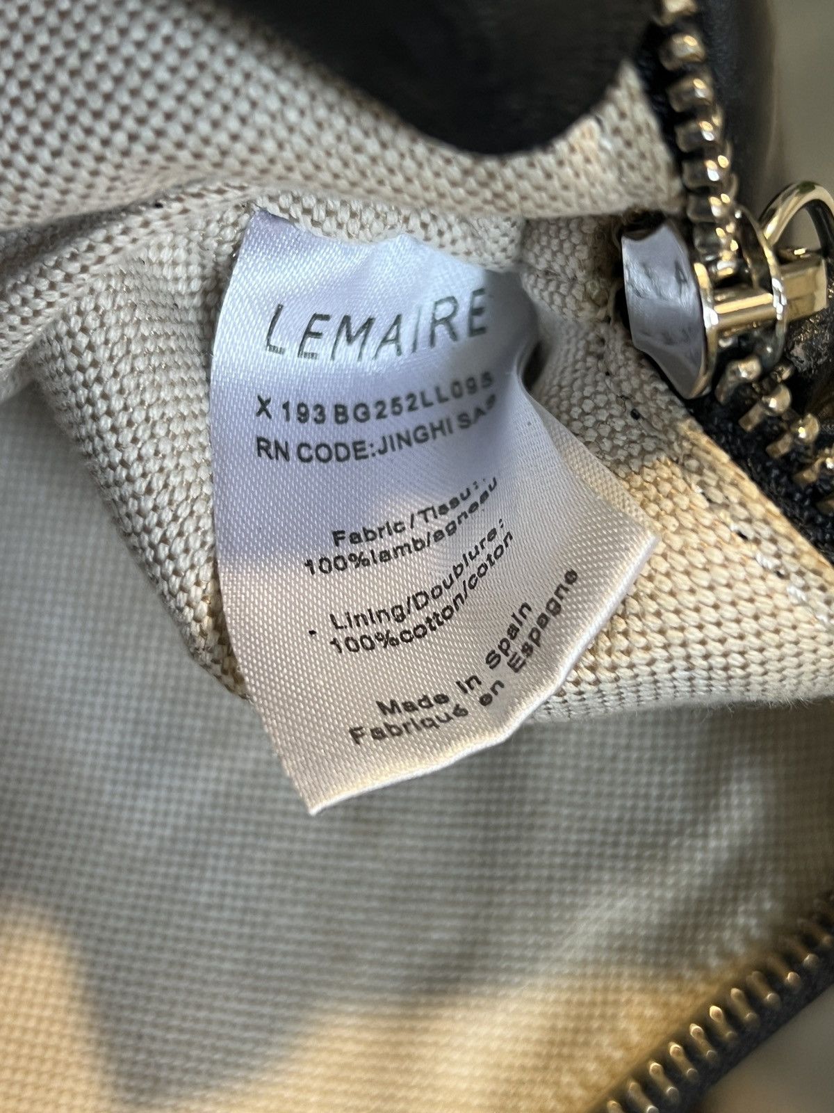 Lemaire LEMAIRE Croissant Medium Nappa Leather Black Shoulder Bag Size ONE SIZE - 18 Thumbnail