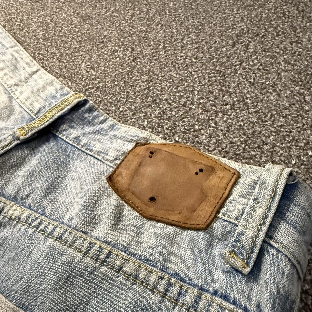 Dolce & Gabbana Vintage Rare 90s Blue Faded Distressed Denim Size US 34 / EU 50 - 10 Thumbnail