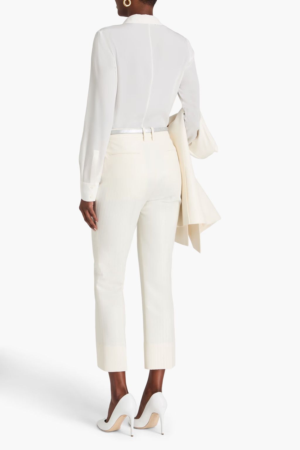 Tom Ford o1w1db10525 PAW558 Straight-leg Pant in Ivory Size 26" / US 2 / IT 38 - 3 Thumbnail