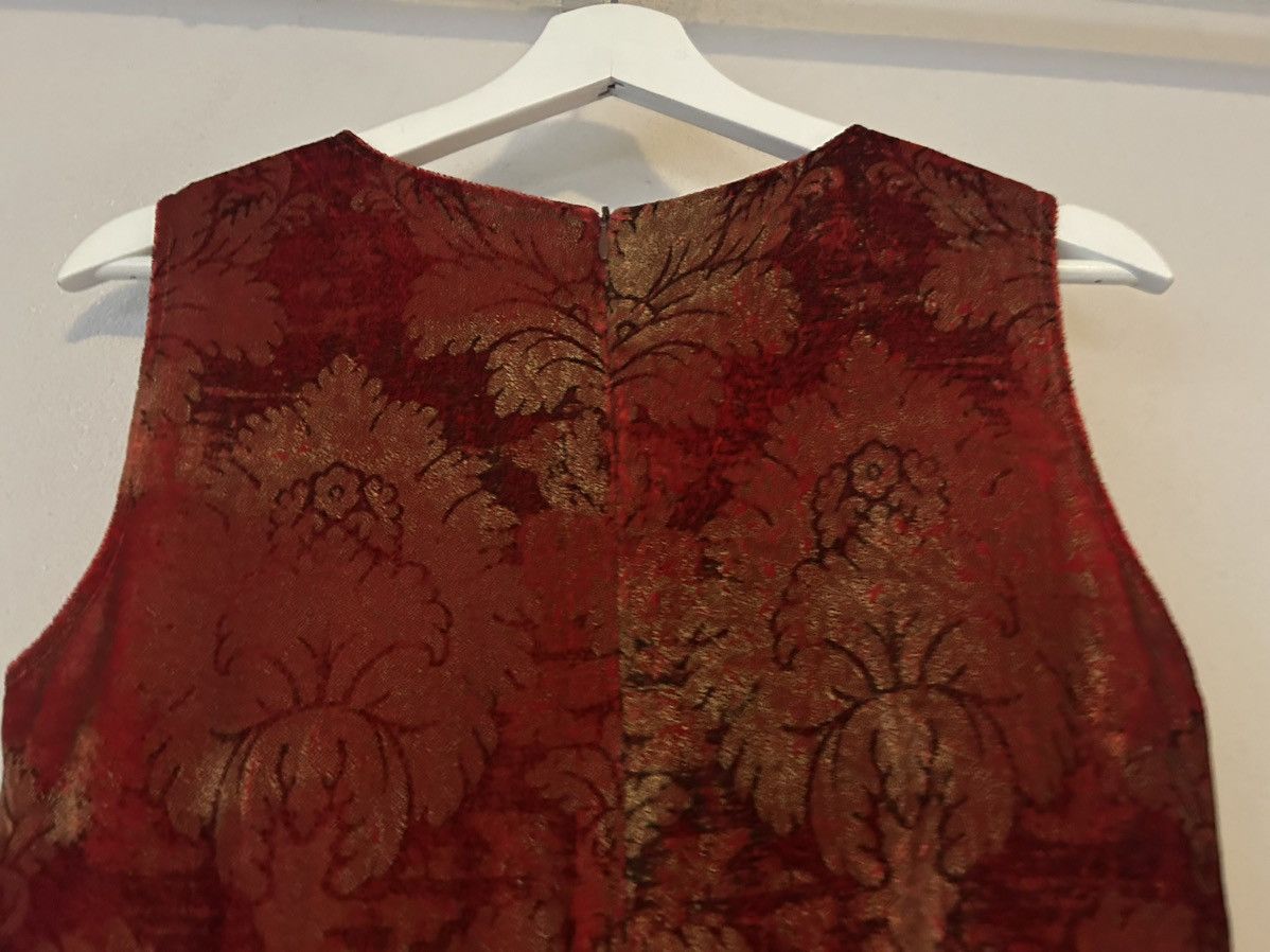 Roberto Cavalli Roberto Cavalli Red Jacquard Dress Size M / US 6-8 / IT 42-44 - 7 Thumbnail