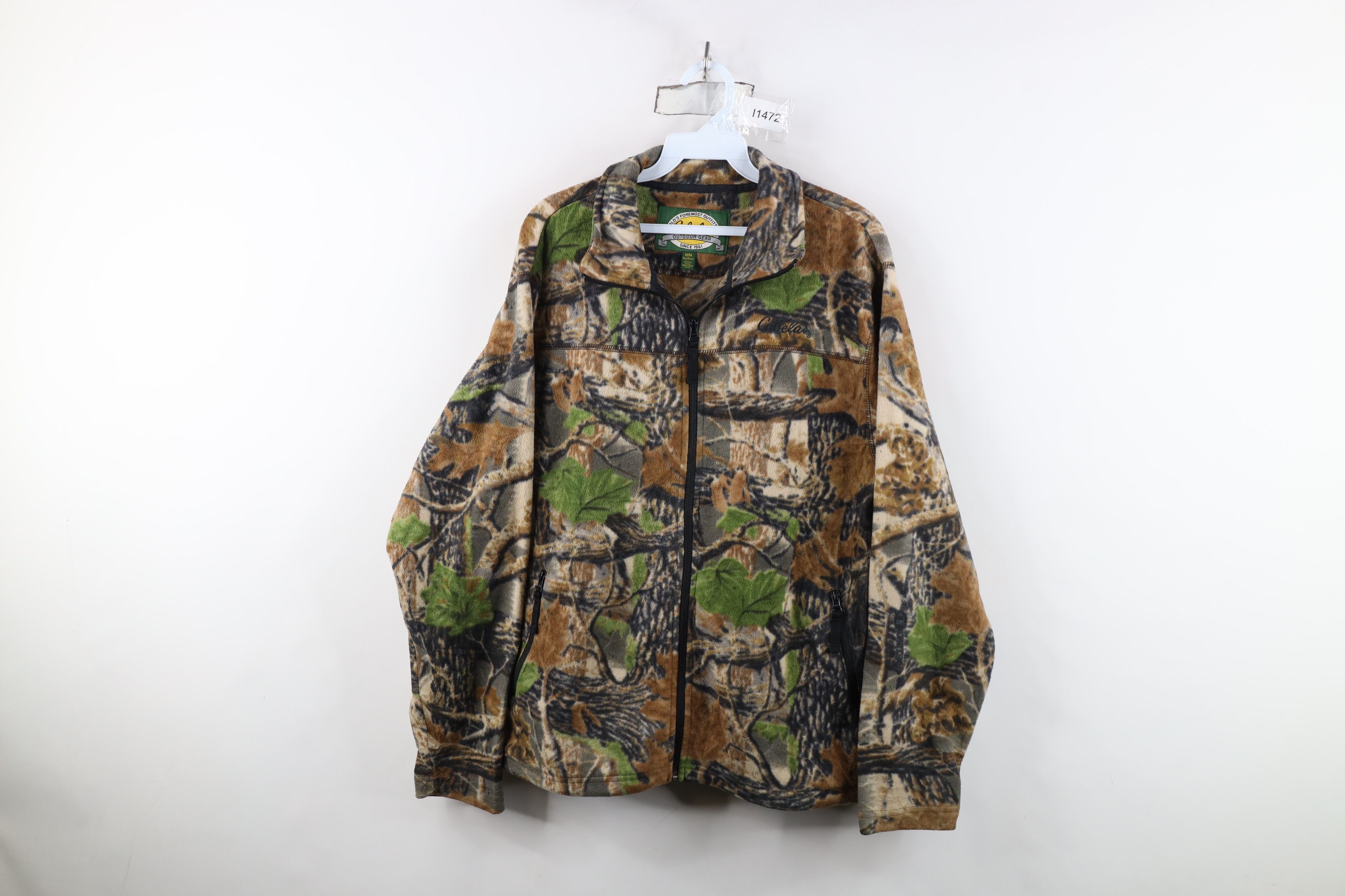 Cabelas Vintage Cabelas Spell Out Camouflage Full Zip Fleece Jacket Size US M / EU 48-50 / 2 - 1 Thumbnail