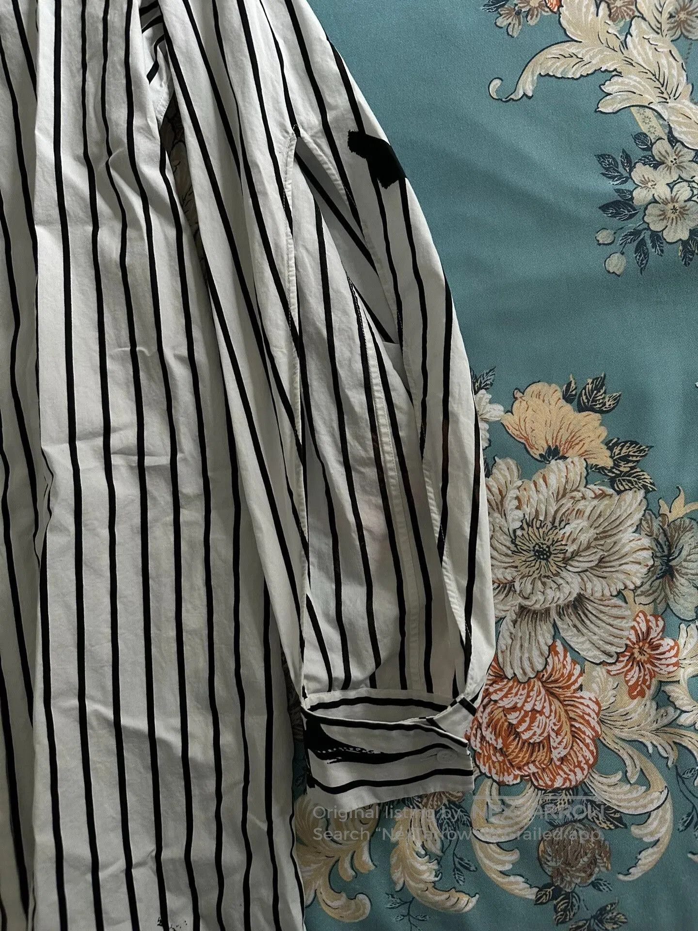 Jil Sander Jil Sander Long Shirt Dress with Stripes. Size S / US 4 / IT 40 - 2 Thumbnail