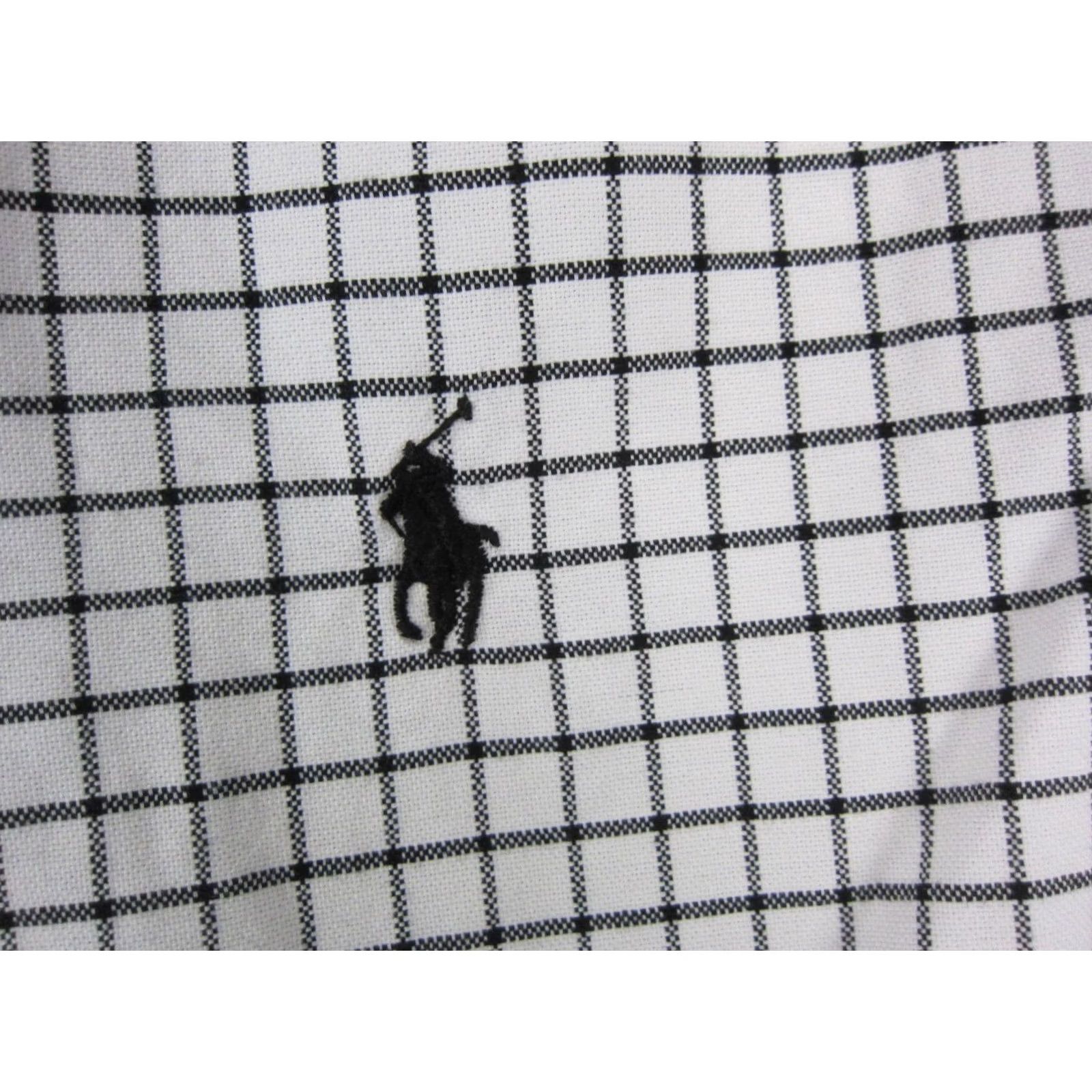Ralph Lauren Ralph Lauren Shirt Men XL White Black Pony Check Gingham Button Down Button-Up Classic Casual Size US XL / EU 56 / 4 - 3 Thumbnail