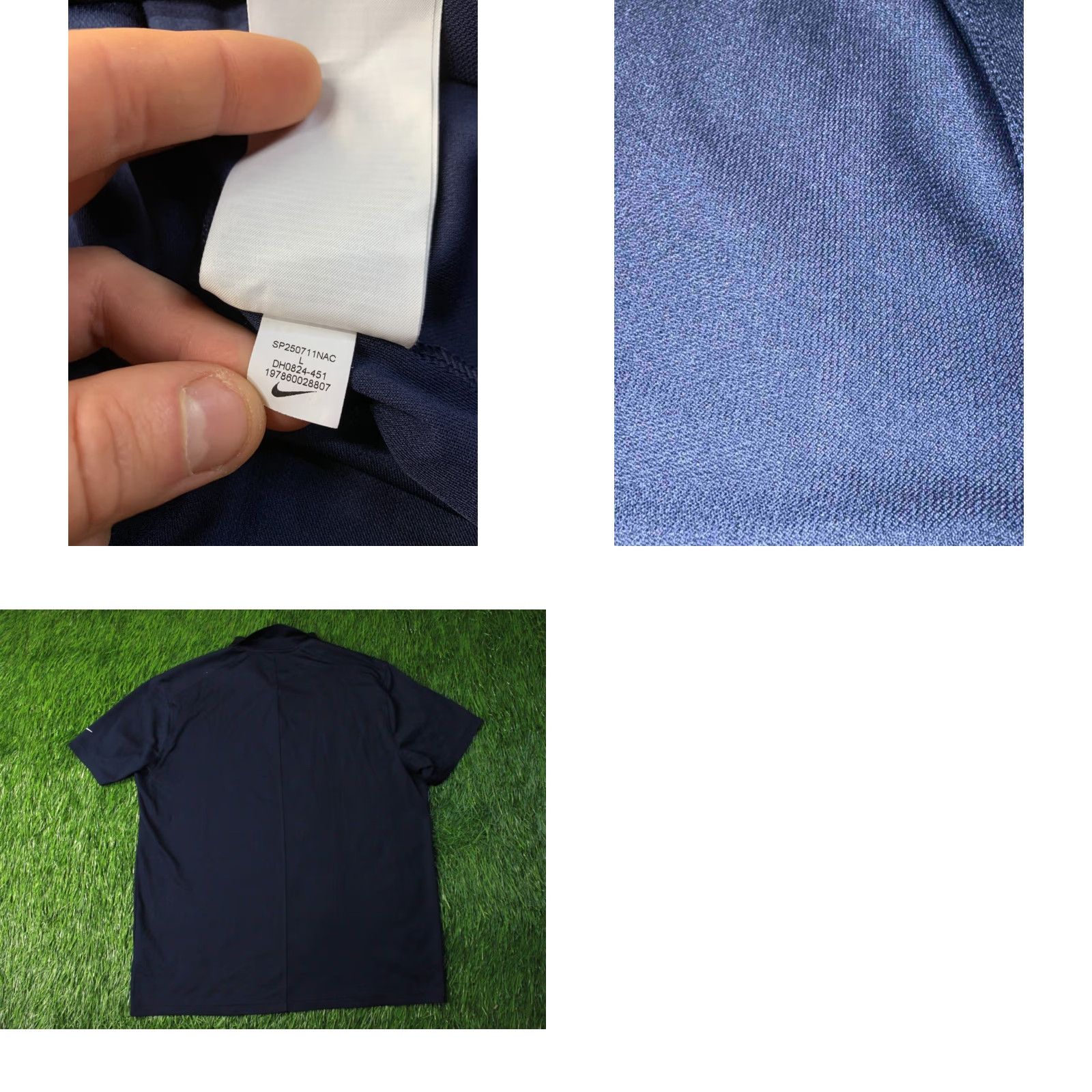 Nike Nike Golf Dri-FIT Polo Shirt Mens L Navy Blue 2025 Polo Shirt S/P Regular Size L Nike Golf Dri-Fit Size US L / EU 52-54 / 3 - 8 Thumbnail