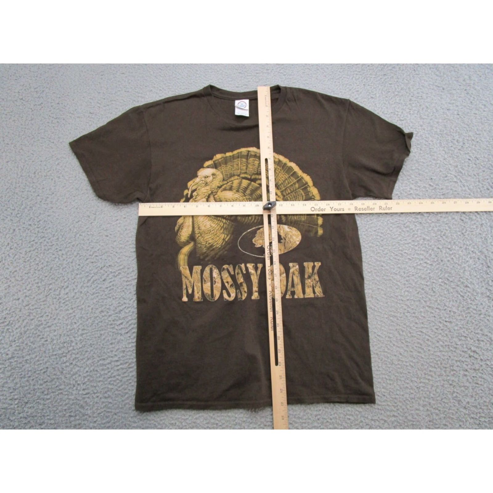 Delta Y2K Mossy Oak Delta Turkey Logo Brown T-Shirt Mens Size M Hunting Shirt Mascot Logo Mens M Brown Turkey Delta Oak Y2K Hunting Shirt Size US M / EU 48-50 / 2 - 4 Thumbnail