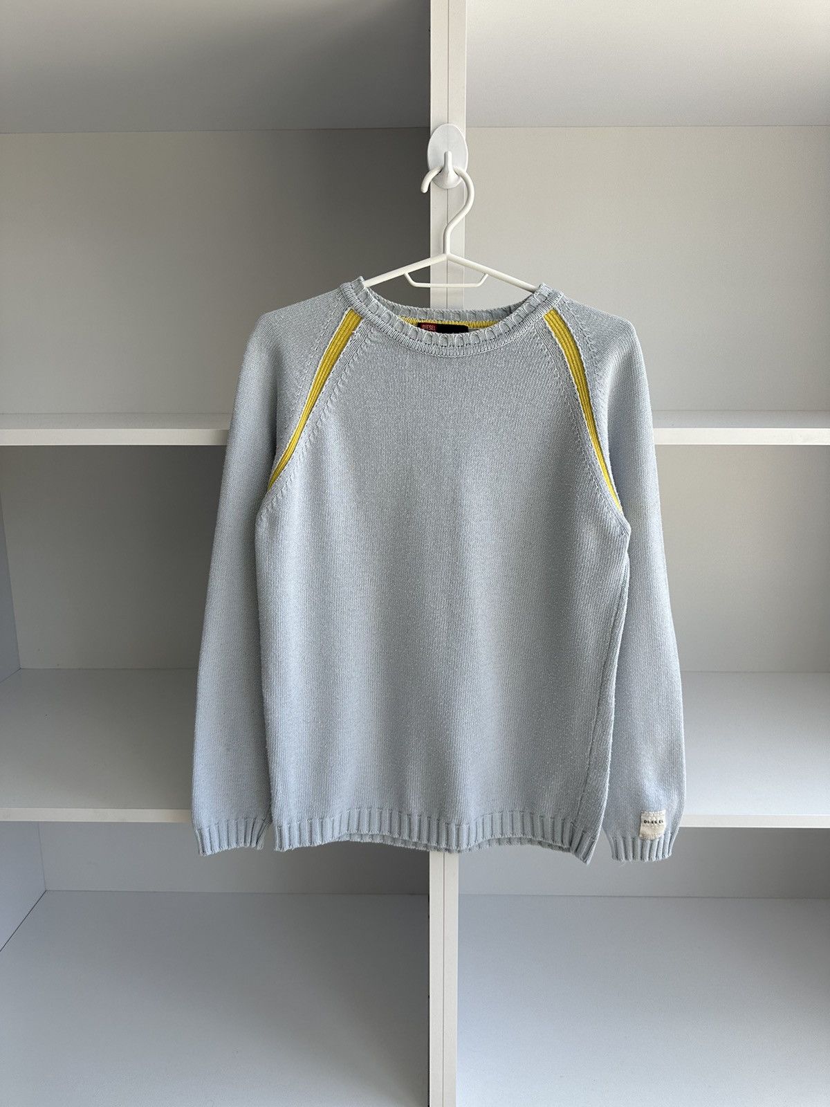 Diesel × Vintage Vintage Diesel Blue Woman Knitted Sweater Size S / US 4 / IT 40 - 1 Thumbnail