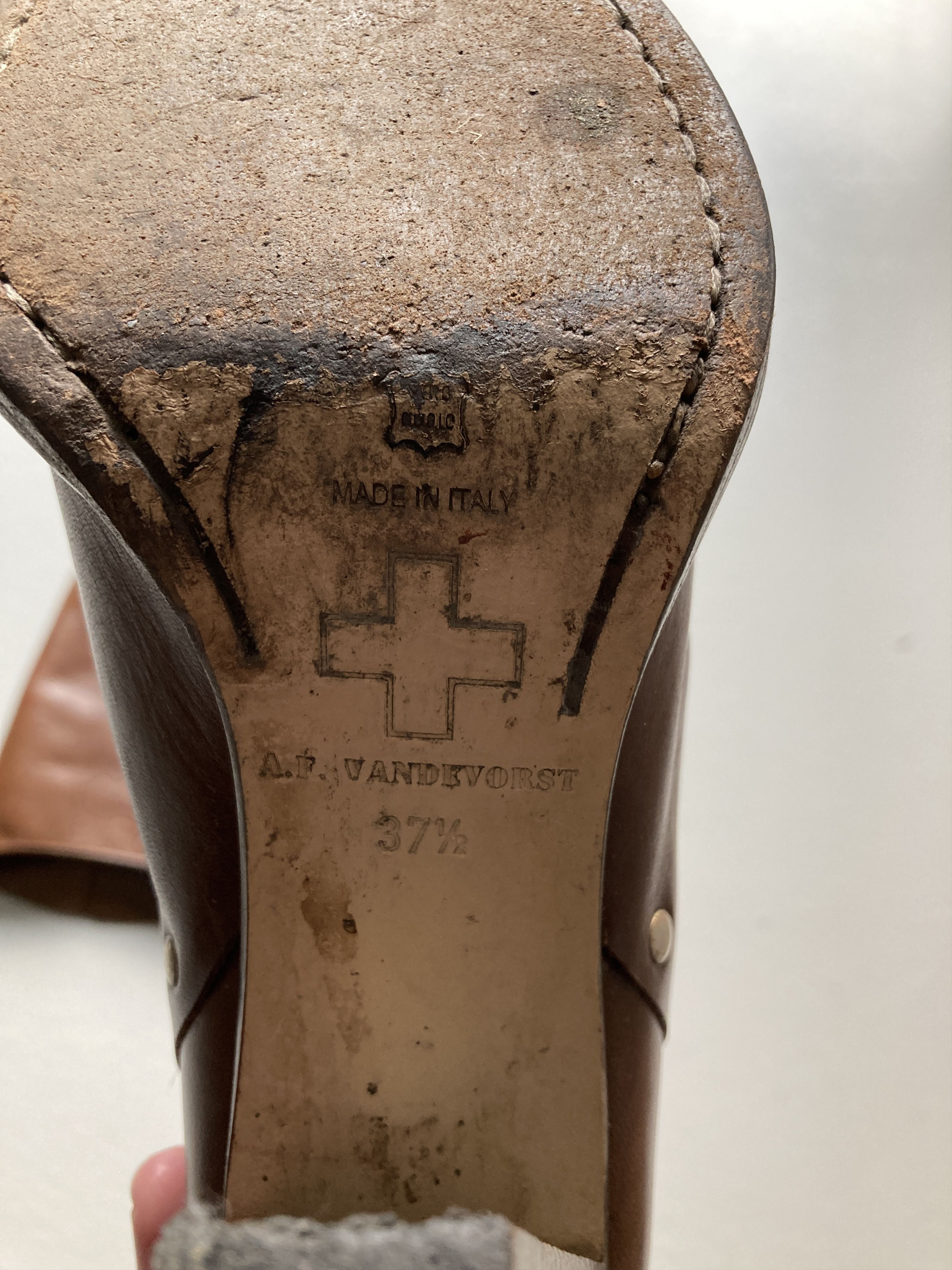 A.F. Vandevorst Studded Leather Boots Size US 7.5 / IT 37.5 - 7 Thumbnail