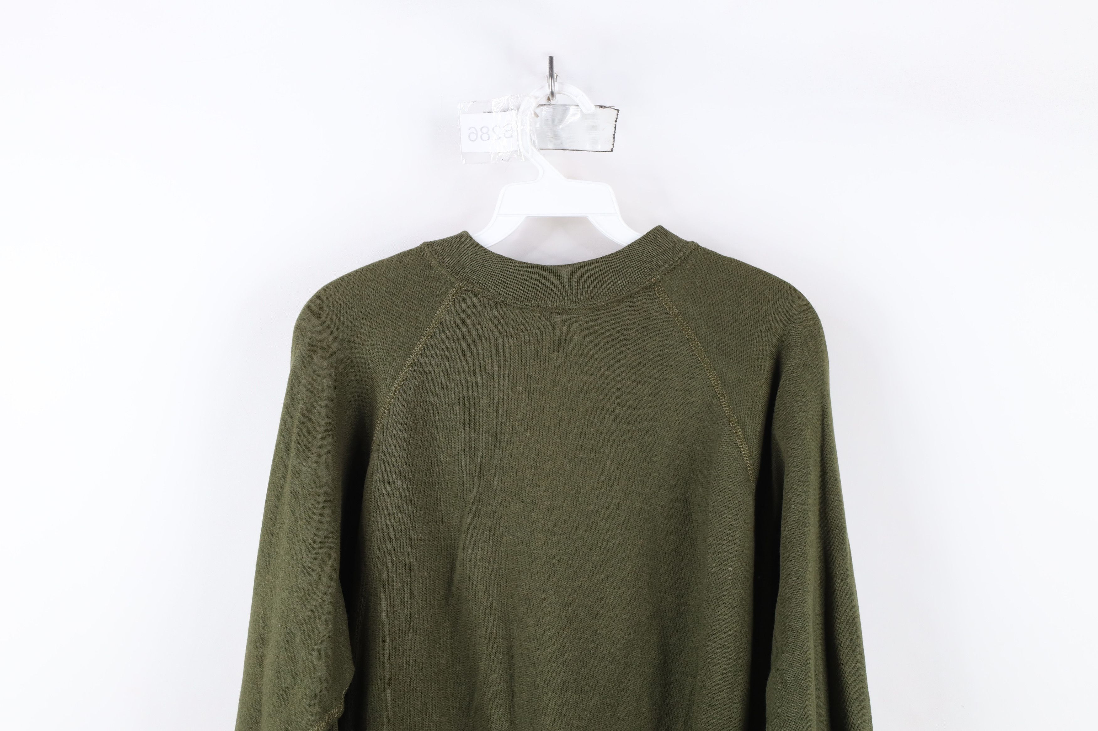 Gap × Vintage Deadstock Vintage 70s 80s Gap Crewneck Sweatshirt Olive USA Size US L / EU 52-54 / 3 - 13 Thumbnail